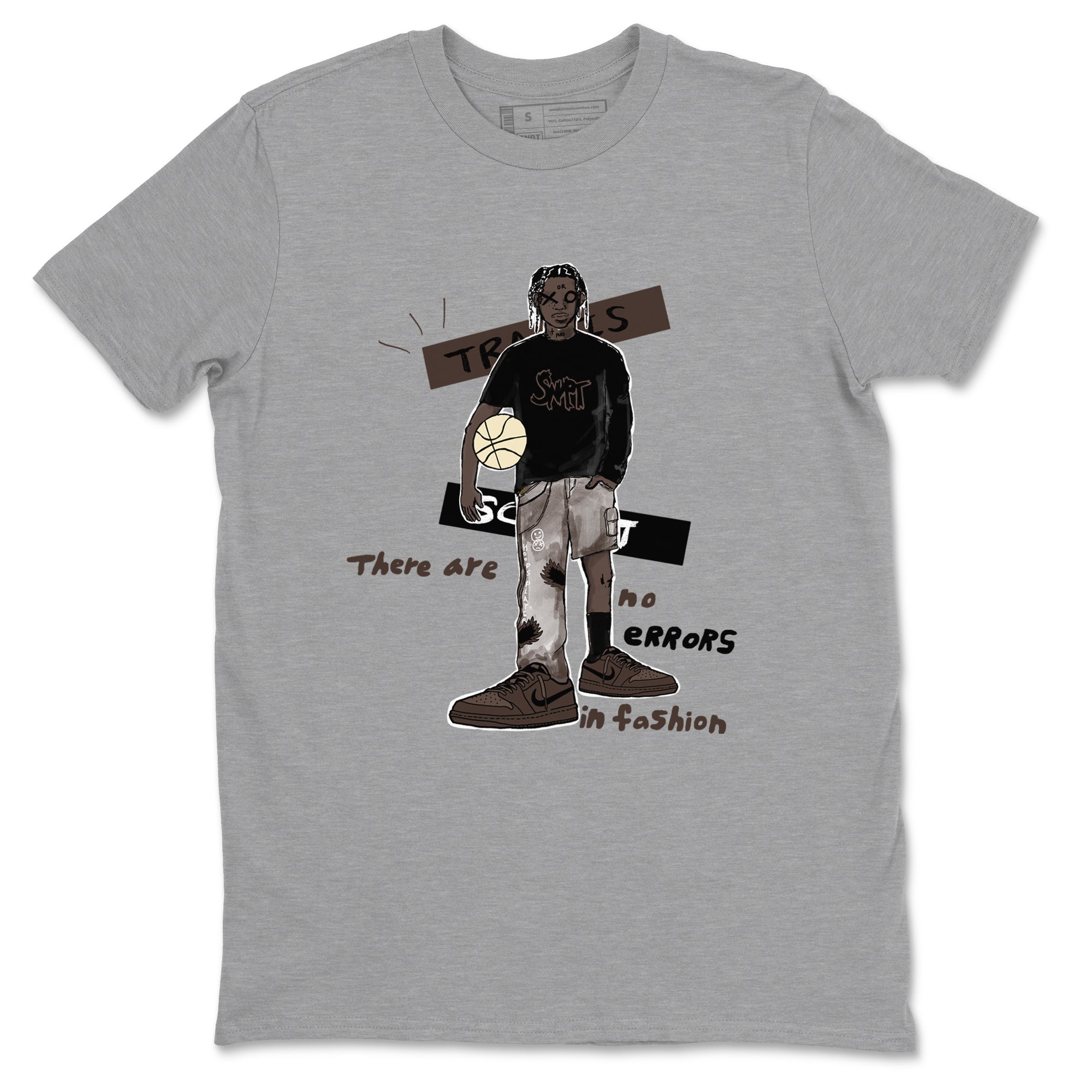 No Errors In Fashion snkmatch Tees - Air Jordan 1 Travis Scott Velvet Brown