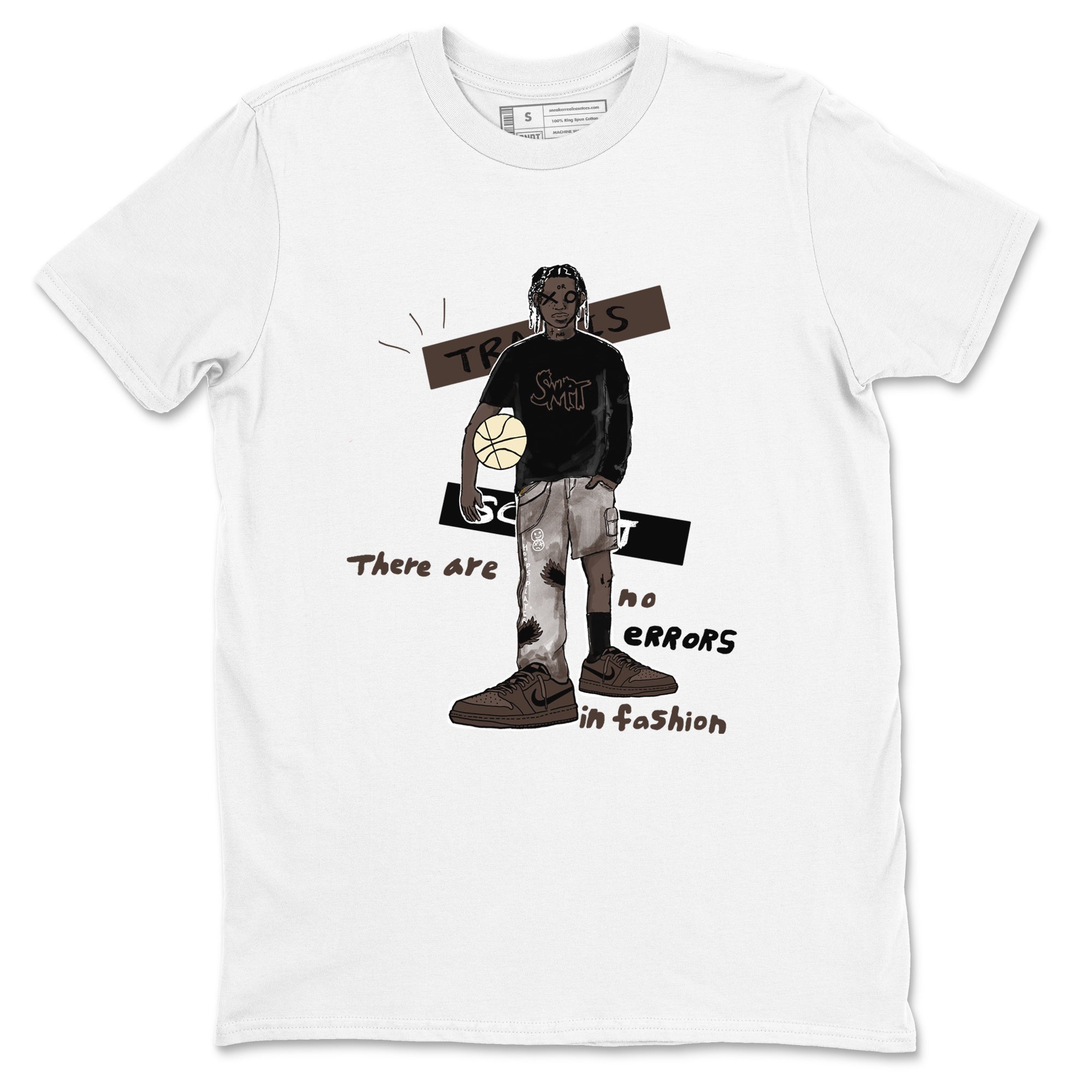 No Errors In Fashion snkmatch Tees - Air Jordan 1 Travis Scott Velvet Brown