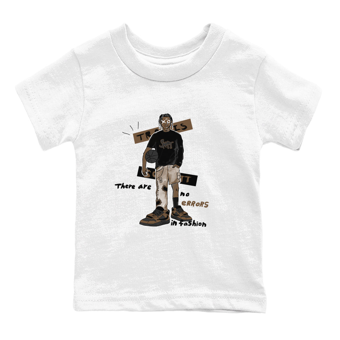 No Errors In Fashion snkmatch Tees Kids - Jordan Jumpman Jack Travis Scott Dark Mocha