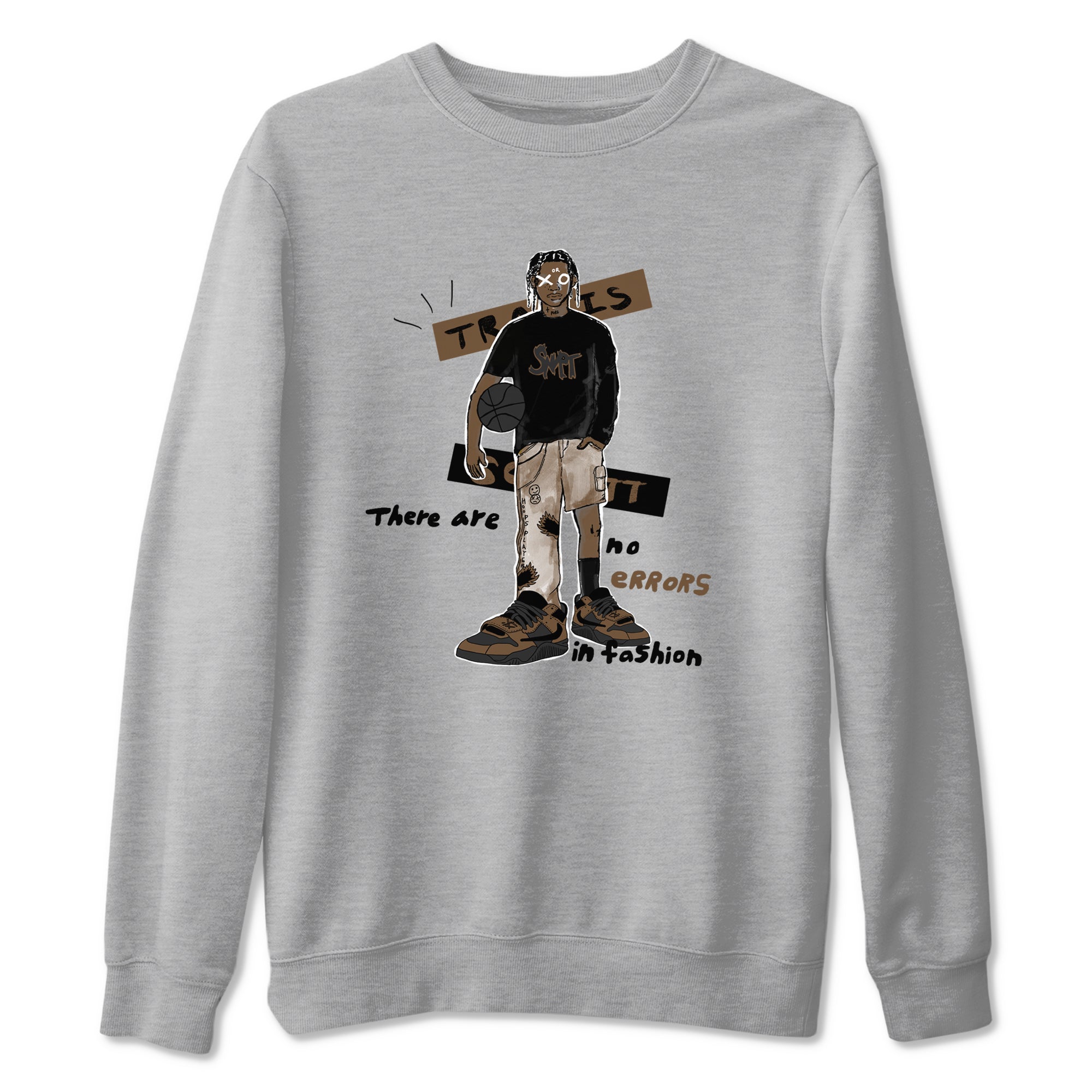 No Errors In Fashion snkmatch Tees - Jordan Jumpman Jack Travis Scott Dark Mocha