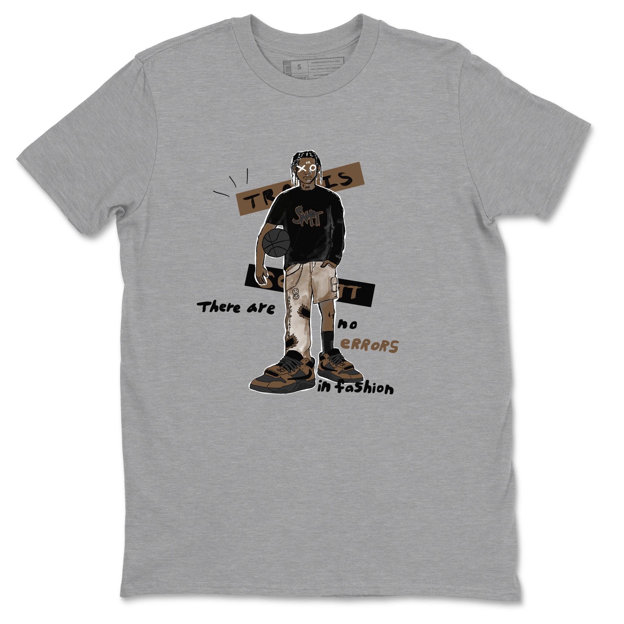 No Errors In Fashion snkmatch Tees - Jordan Jumpman Jack Travis Scott Dark Mocha