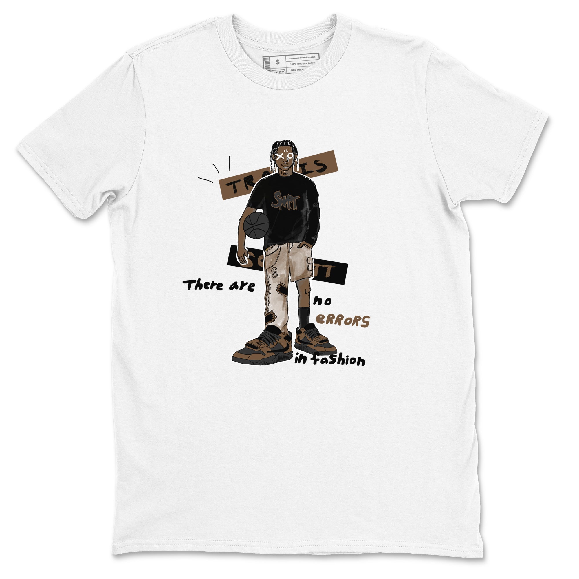 No Errors In Fashion snkmatch Tees - Jordan Jumpman Jack Travis Scott Dark Mocha