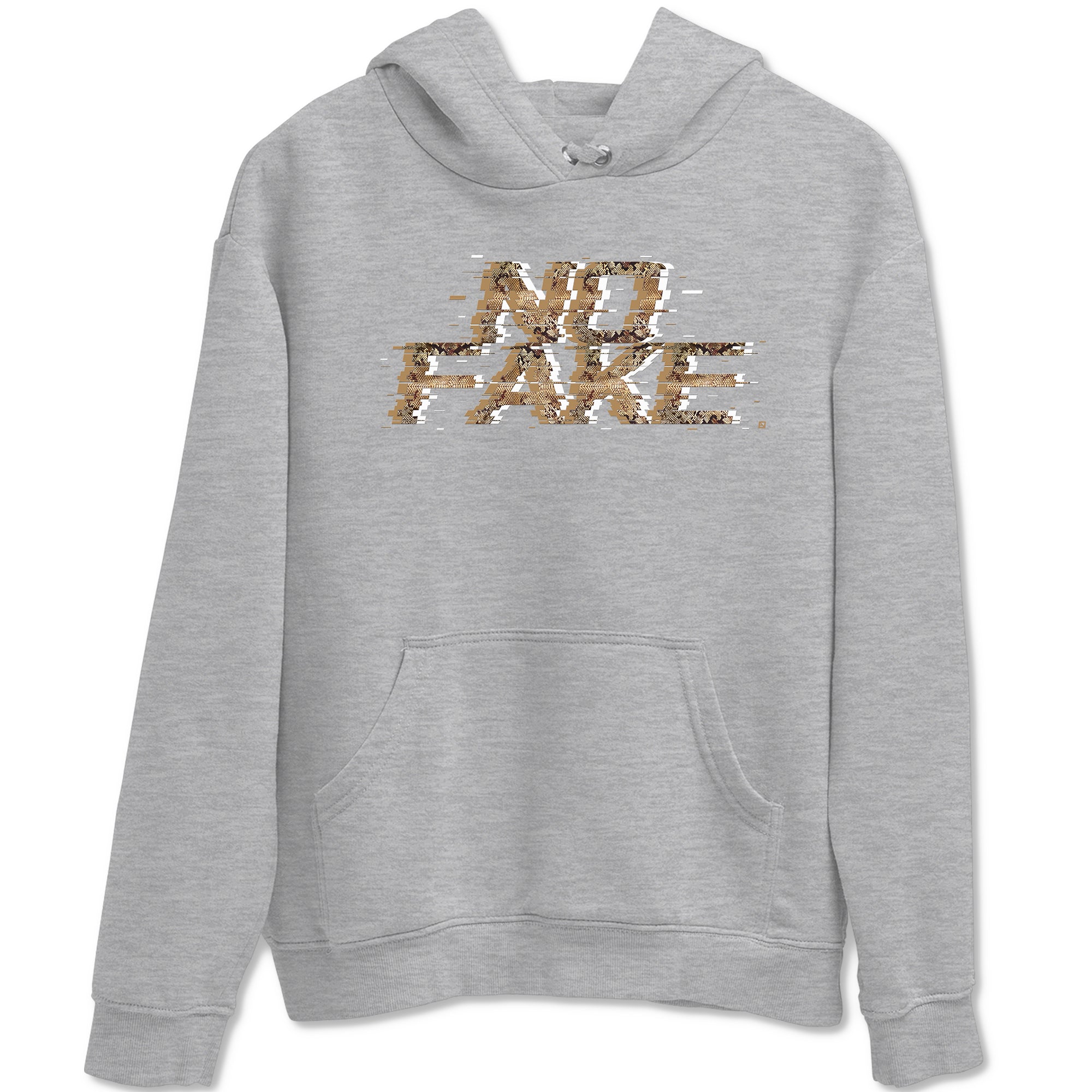 No Fake Glitch snkmatch Tees - Air Force 1 Ivory Snake