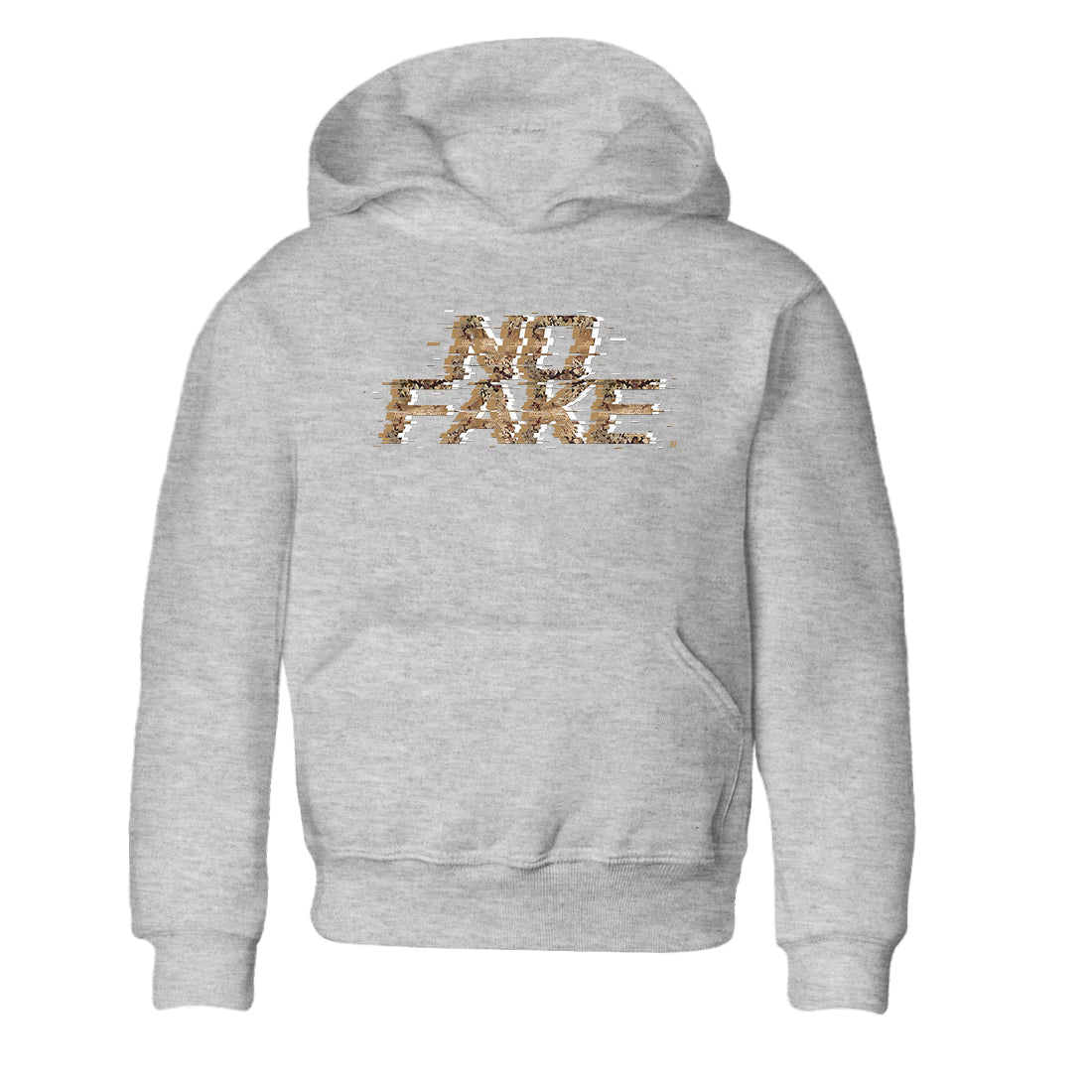 No Fake Glitch snkmatch Tees Kids - Air Force 1 Ivory Snake