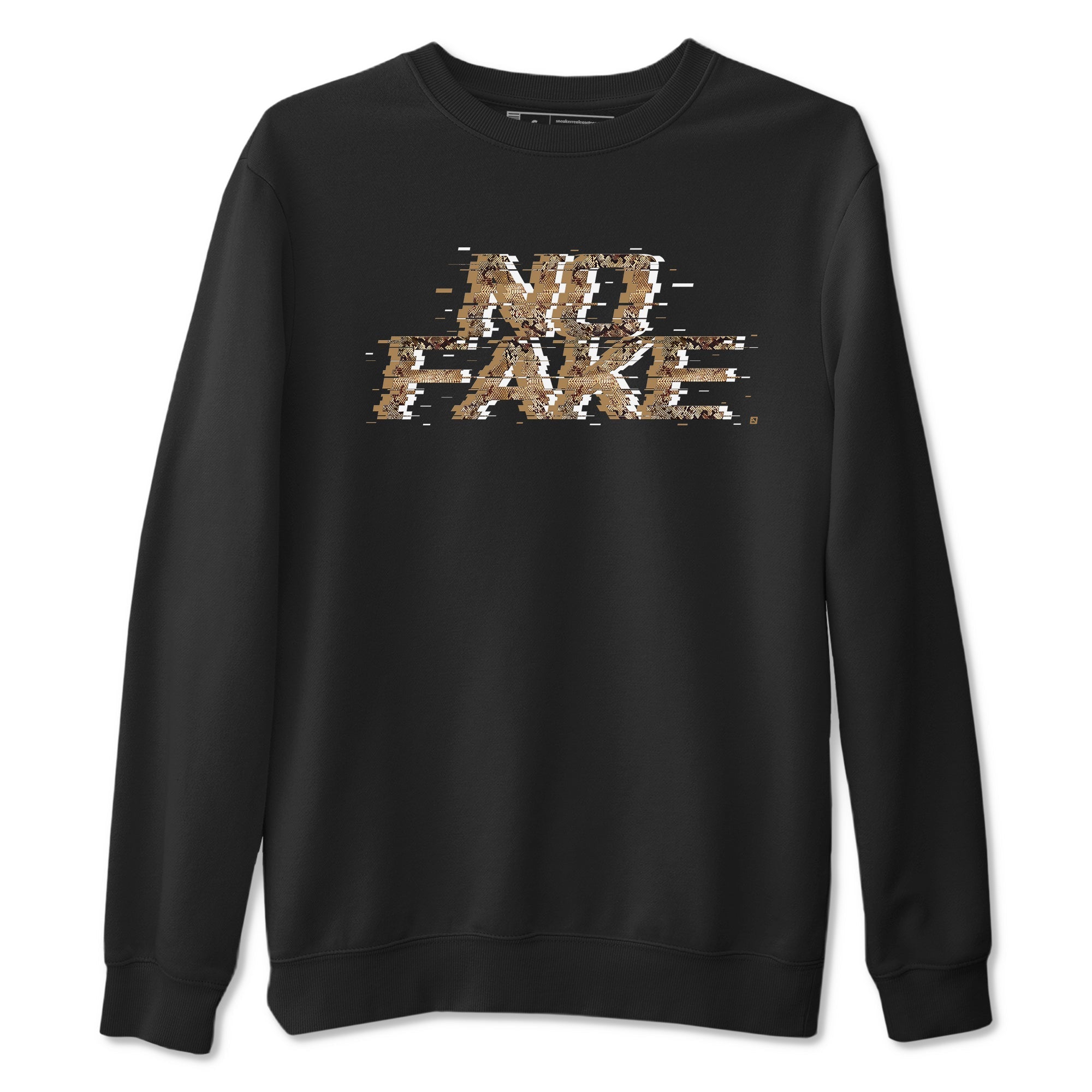 No Fake Glitch snkmatch Tees - Air Force 1 Ivory Snake