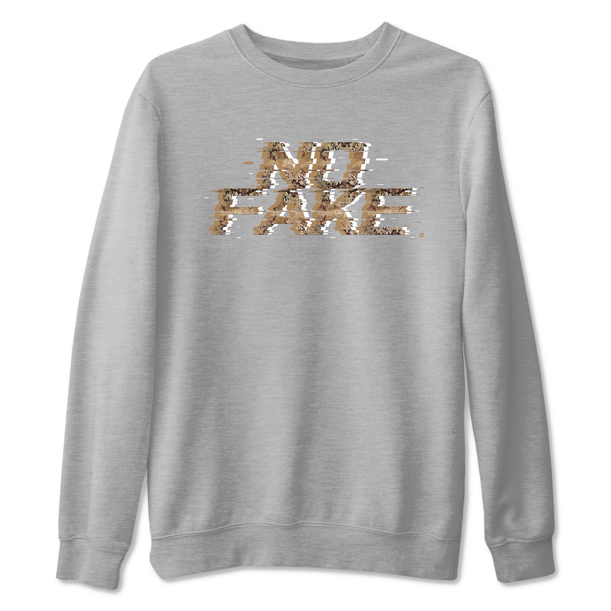 No Fake Glitch snkmatch Tees - Air Force 1 Ivory Snake