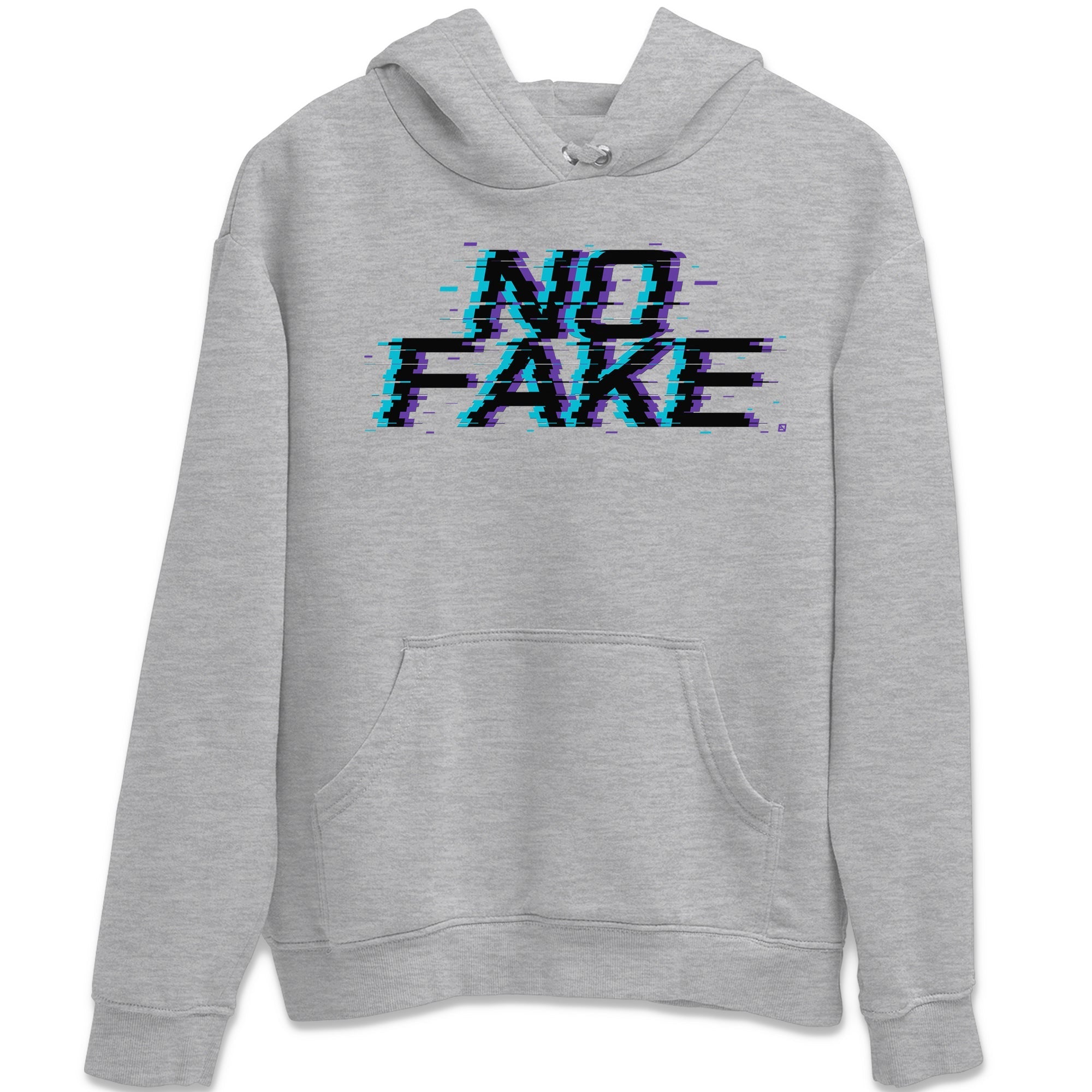 No Fake Glitch snkmatch Tee - Air Jordan 6 Aqua
