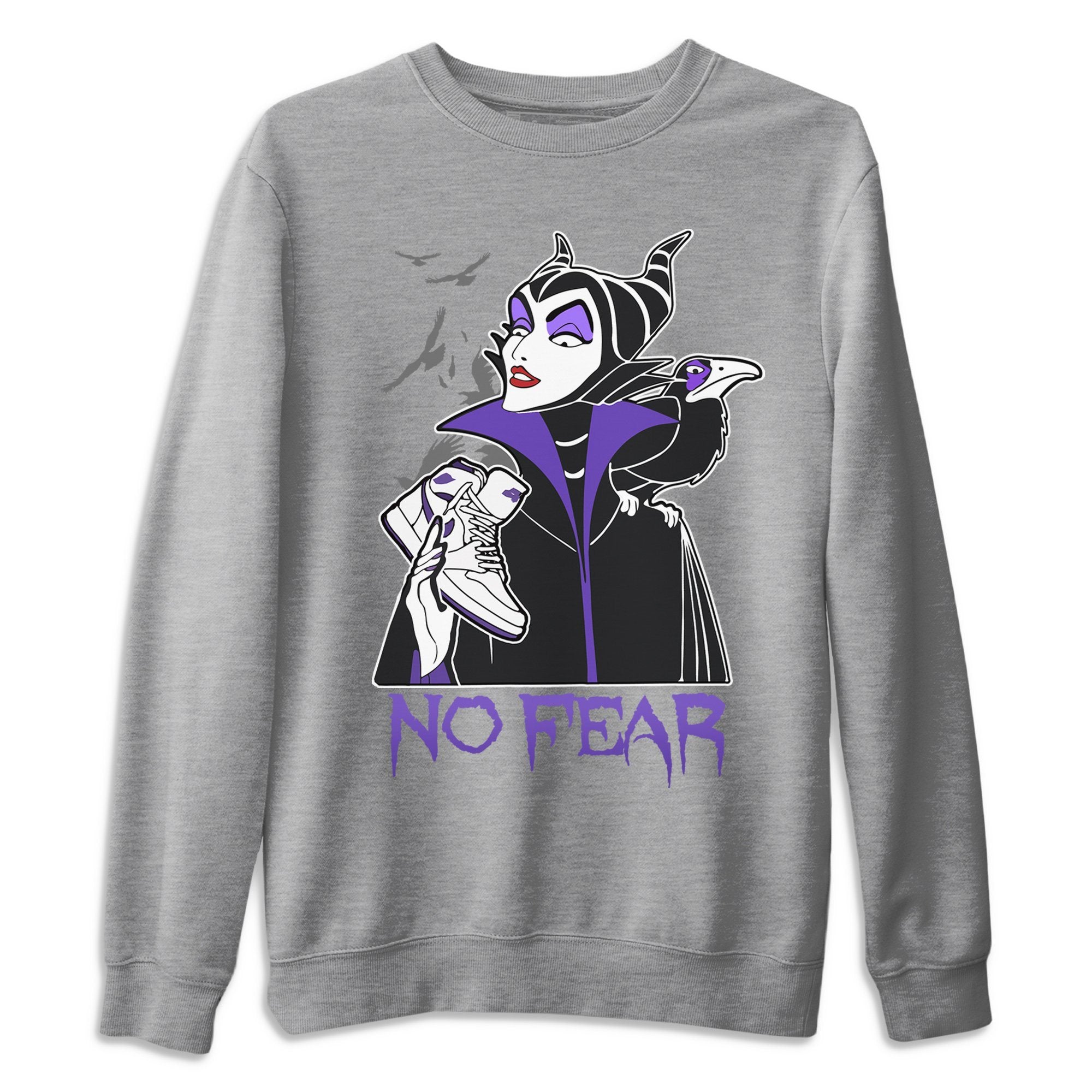 No Fear Unisex Tops - Air Jordan 1 WMNS Court Purple