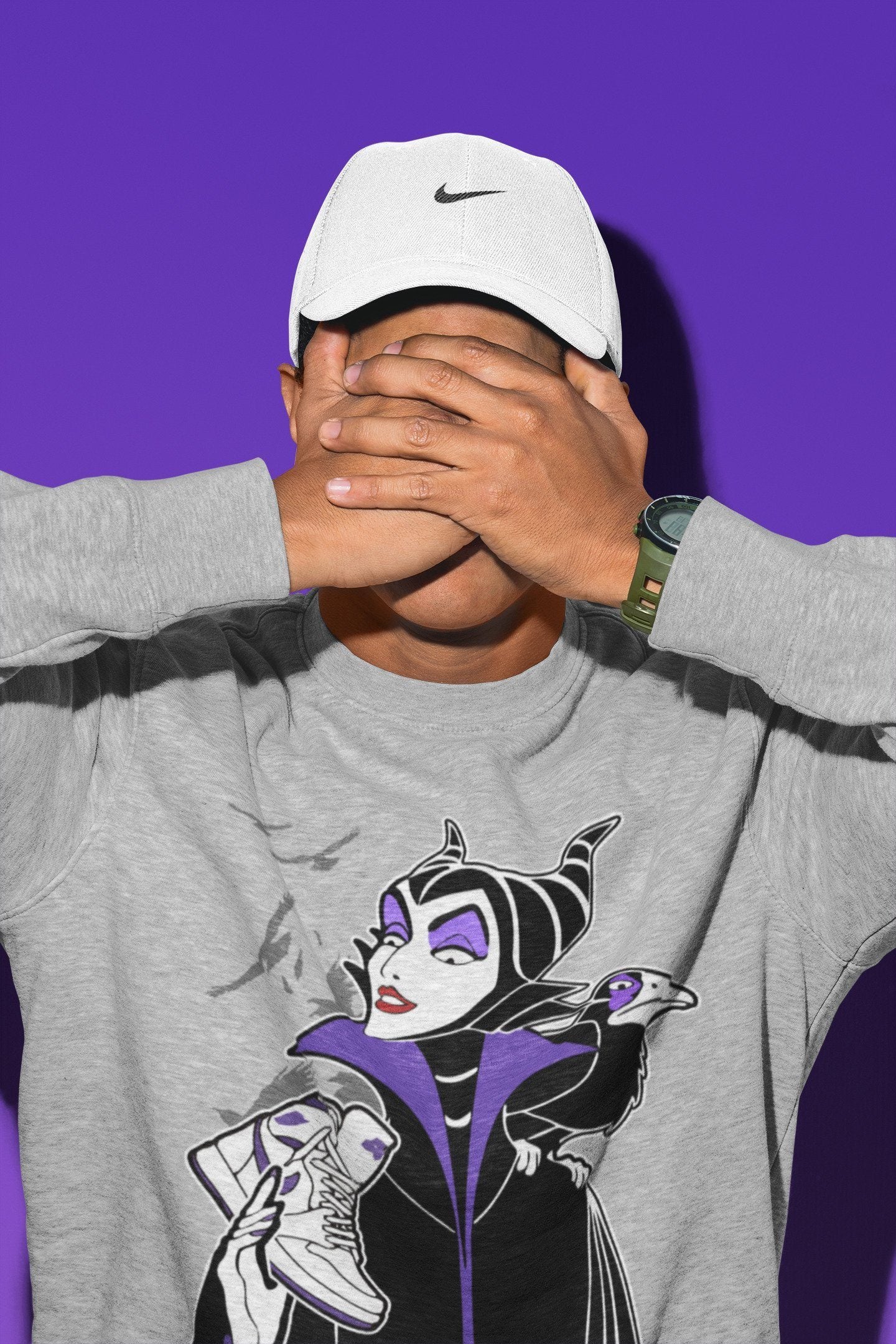 No Fear Unisex Tops - Air Jordan 1 WMNS Court Purple