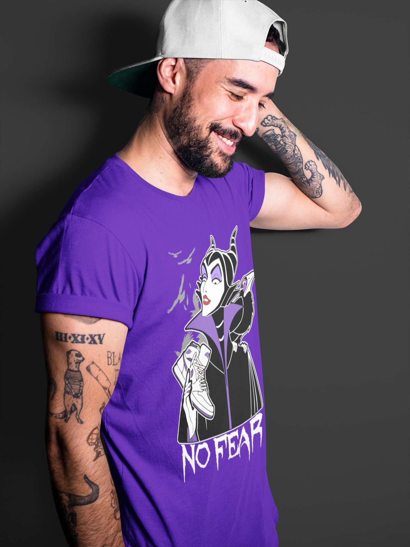 No Fear Unisex Tops - Air Jordan 1 WMNS Court Purple