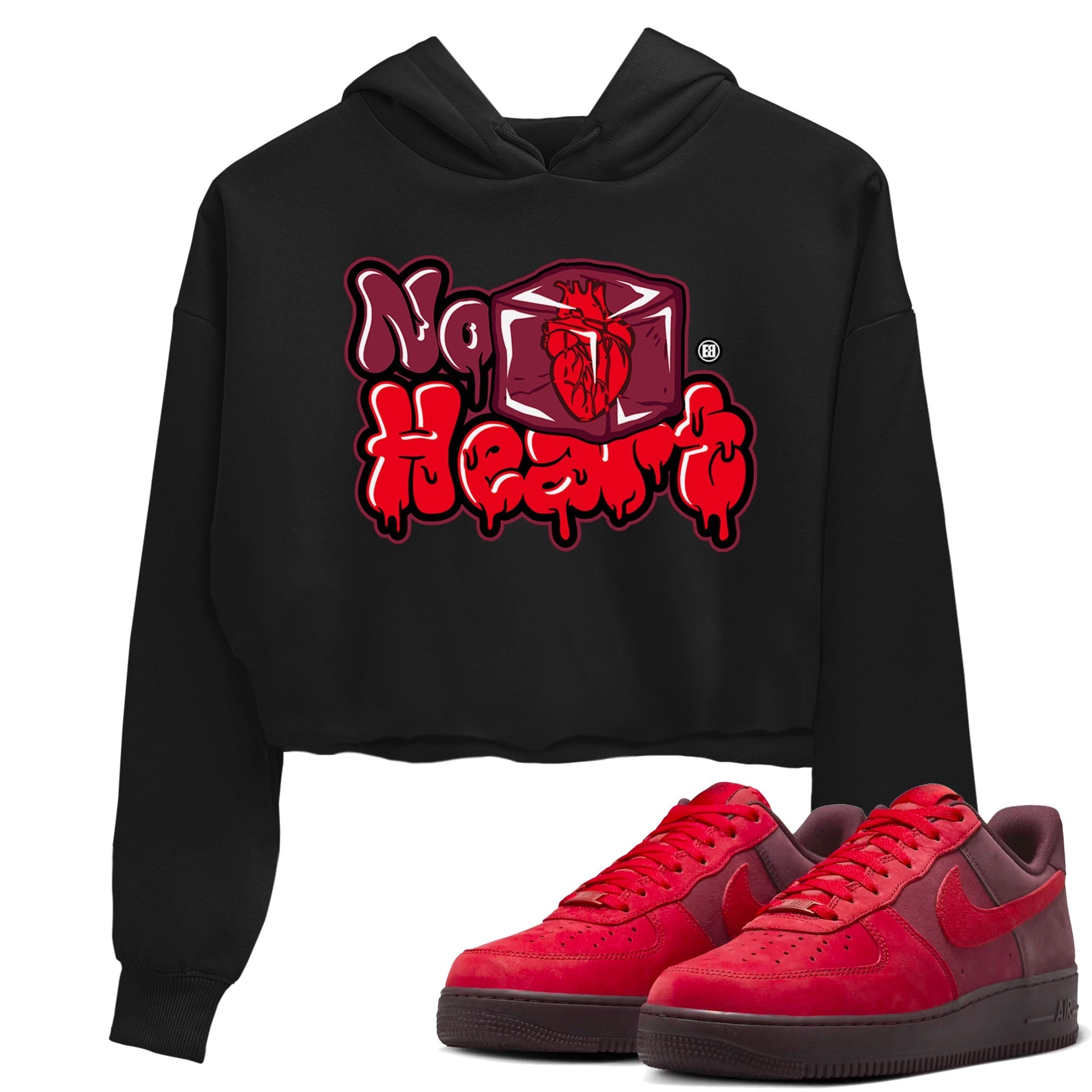 No Hearts snkmatch Women's Top - Air Force 1 Layers Of Love