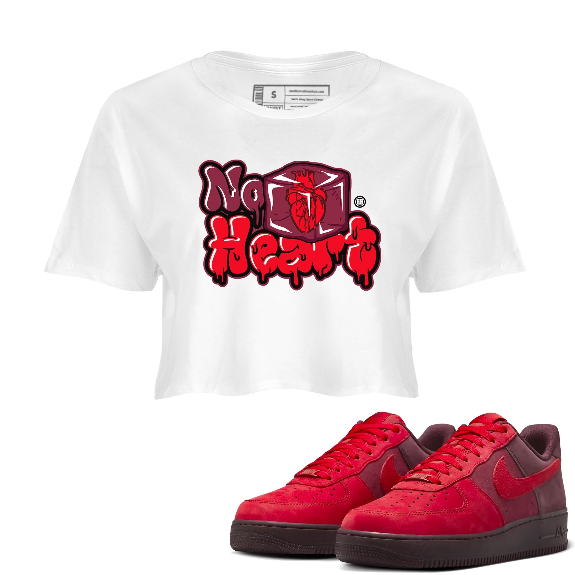 No Hearts snkmatch Women's Top - Air Force 1 Layers Of Love