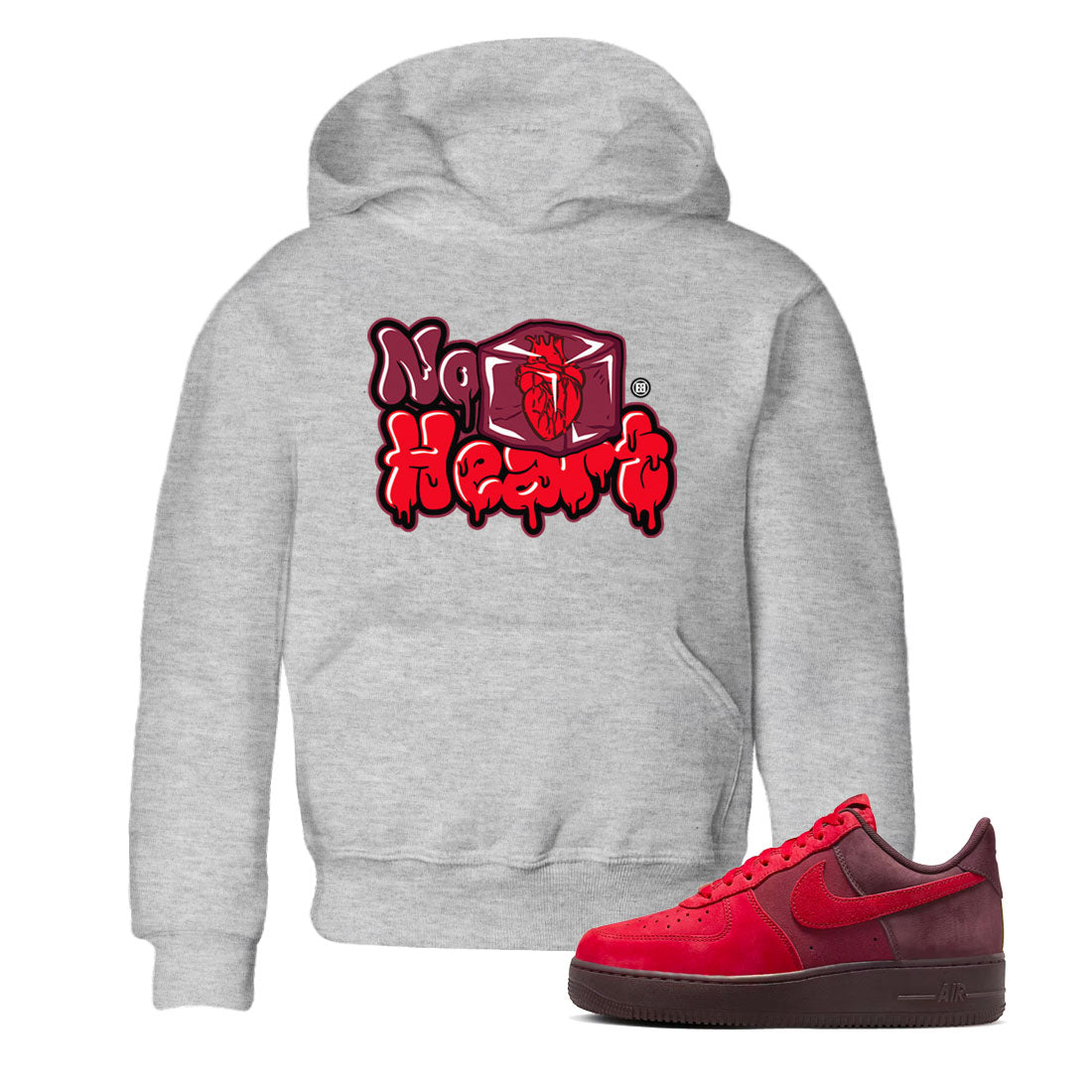 No Hearts snkmatch Tees Kids - Air Force 1 Layers Of Love