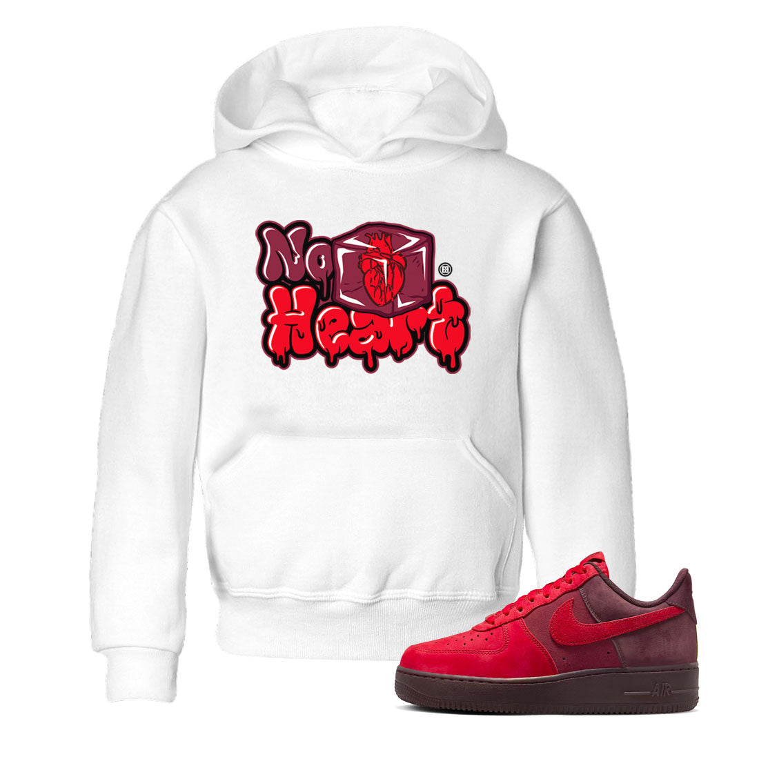 No Hearts snkmatch Tees Kids - Air Force 1 Layers Of Love