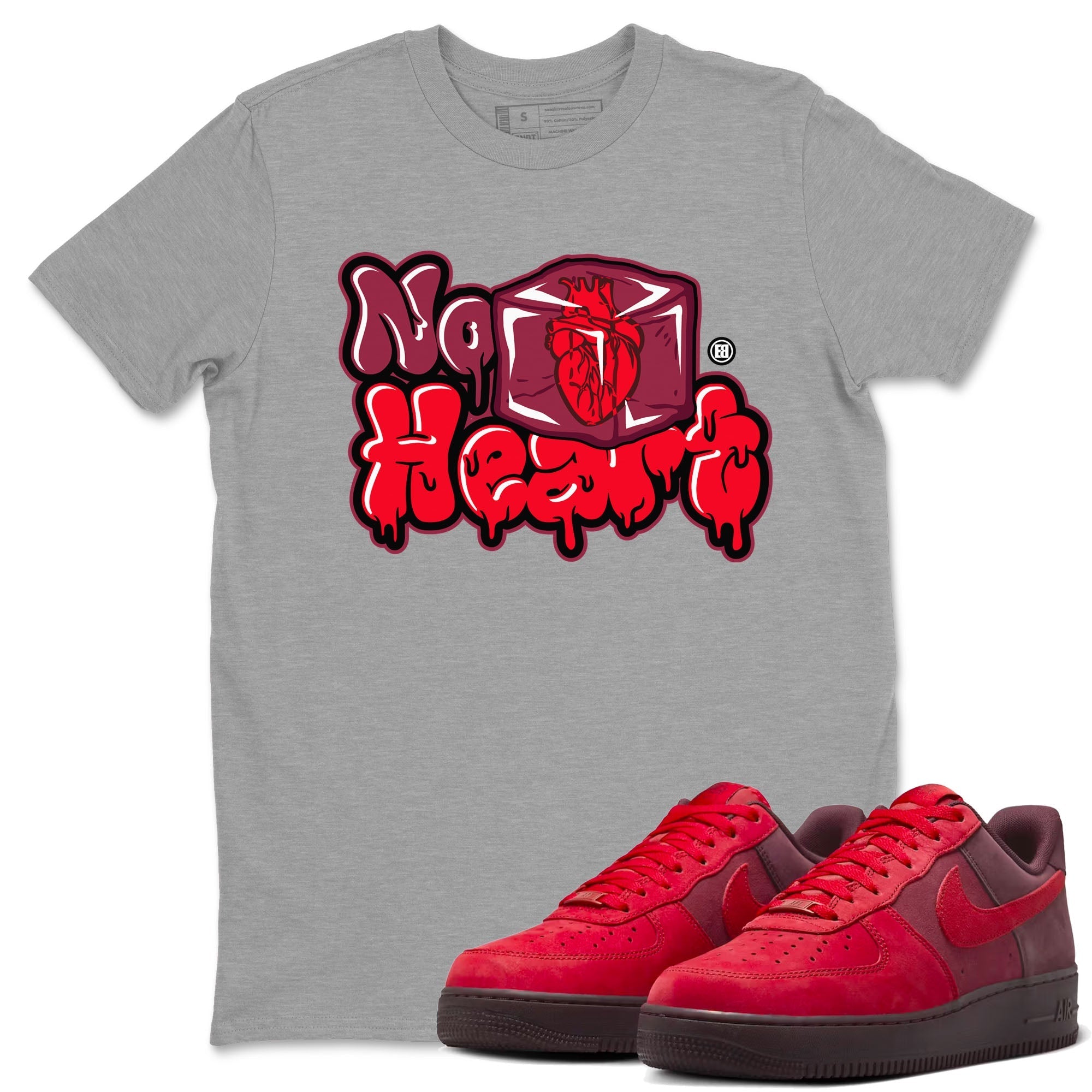 No Hearts snkmatch Tees - Air Force 1 Layers Of Love
