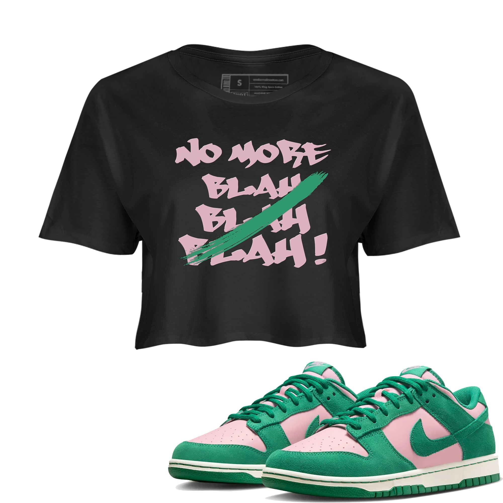 No More Blah snkmatch Women's Top - Dunk Medium Soft Pink Malachite