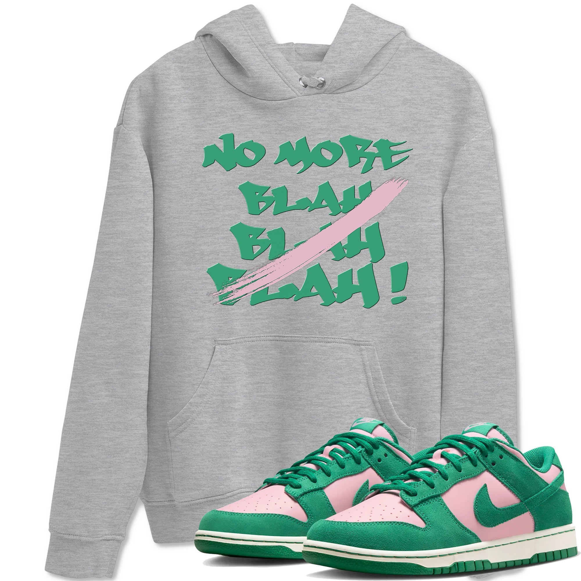 No More Blah snkmatch Tees - Dunk Medium Soft Pink Malachite