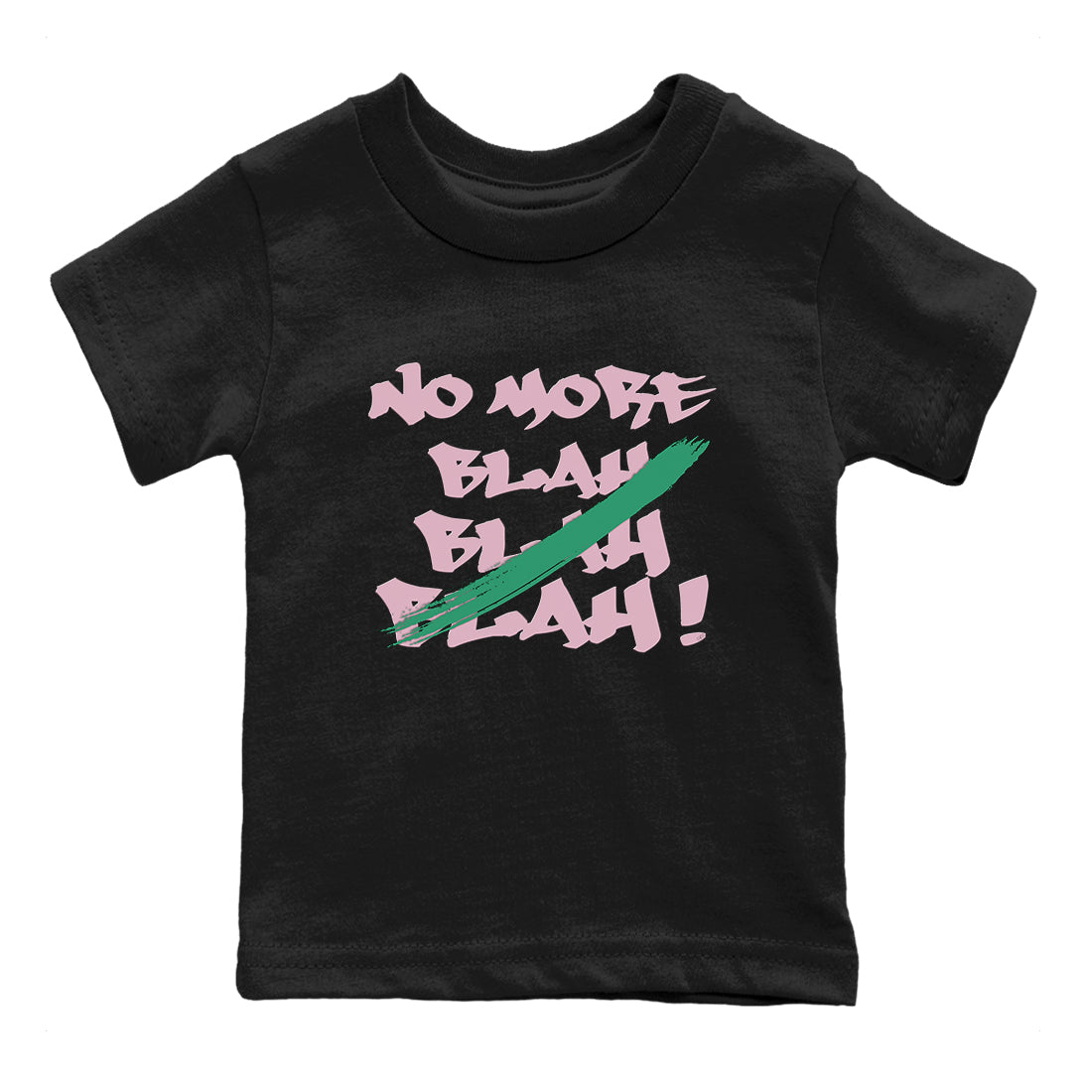 No More Blah snkmatch Tees Kids - Dunk Medium Soft Pink Malachite