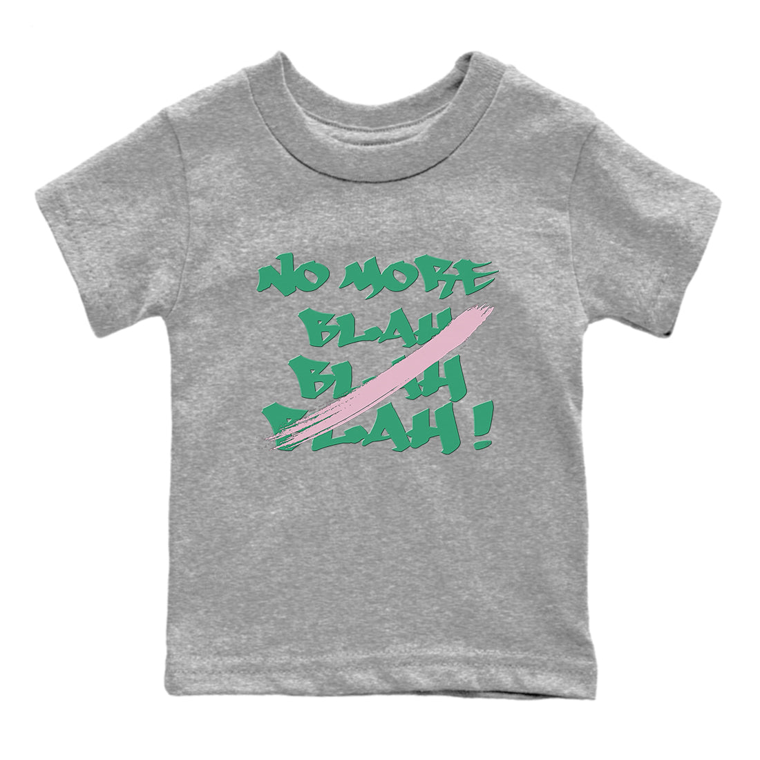 No More Blah snkmatch Tees Kids - Dunk Medium Soft Pink Malachite