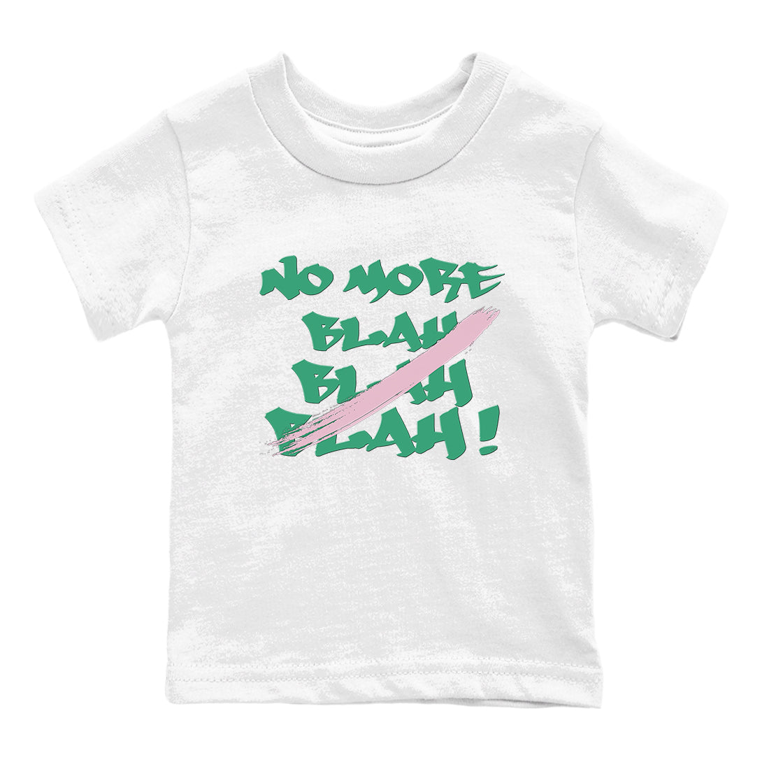 No More Blah snkmatch Tees Kids - Dunk Medium Soft Pink Malachite