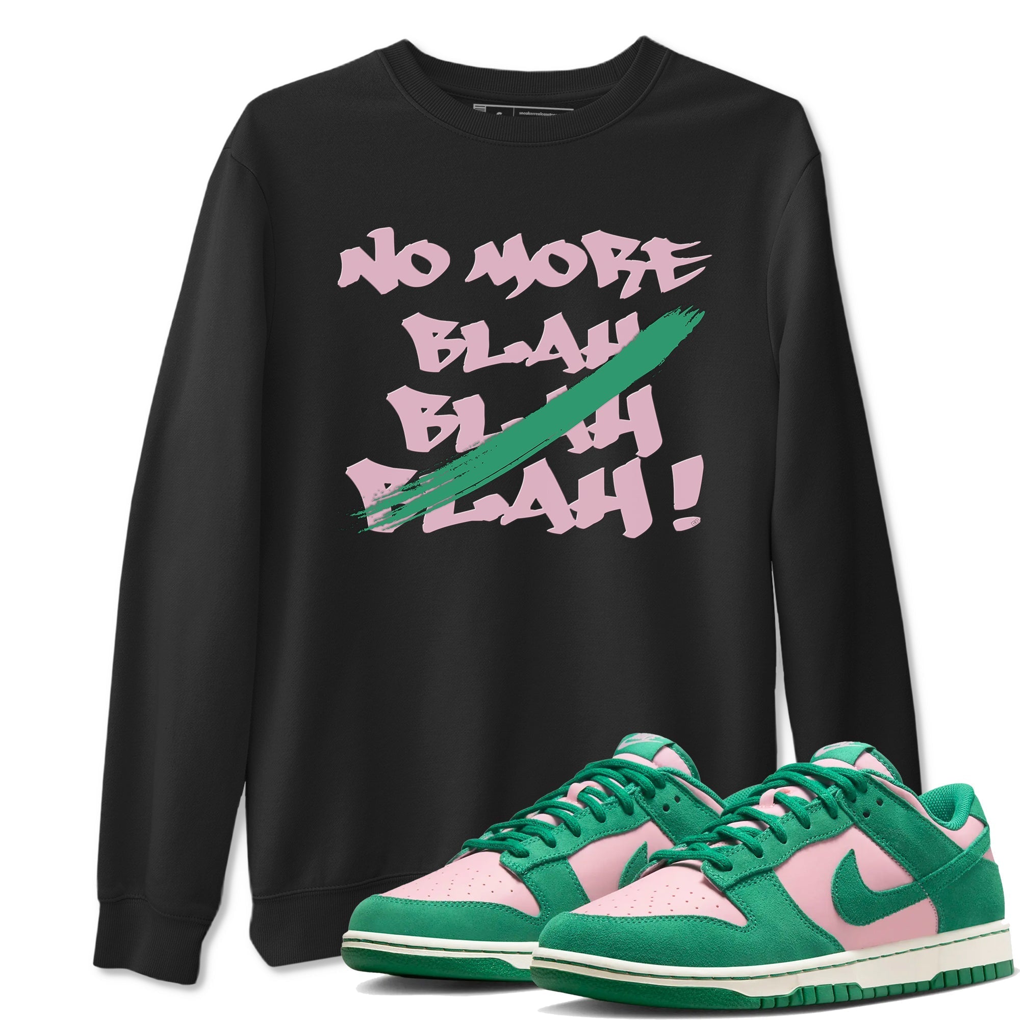 No More Blah snkmatch Tees - Dunk Medium Soft Pink Malachite