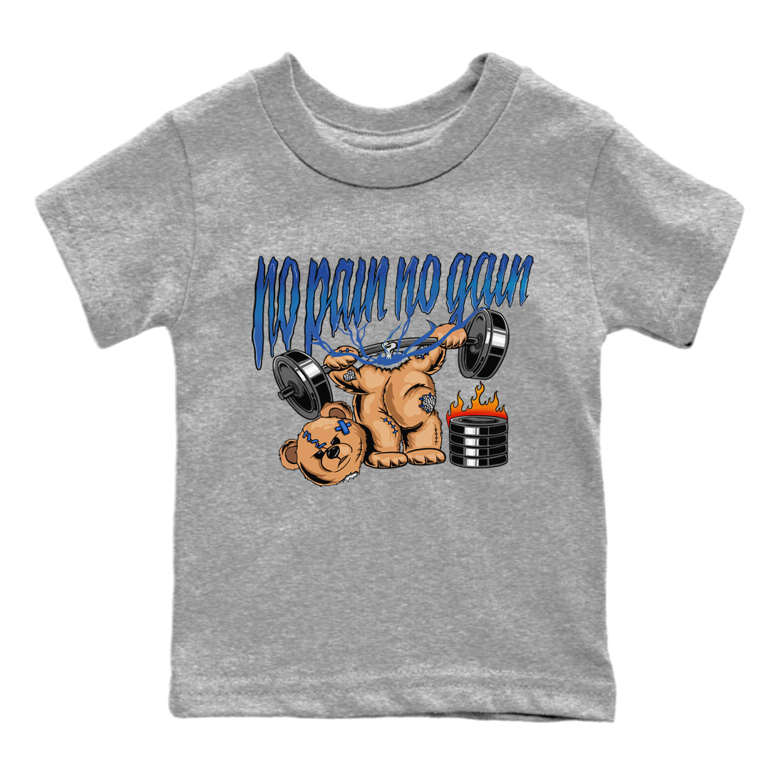 No Pain No Gain Kids Tops - Air Jordan 3 Wizards
