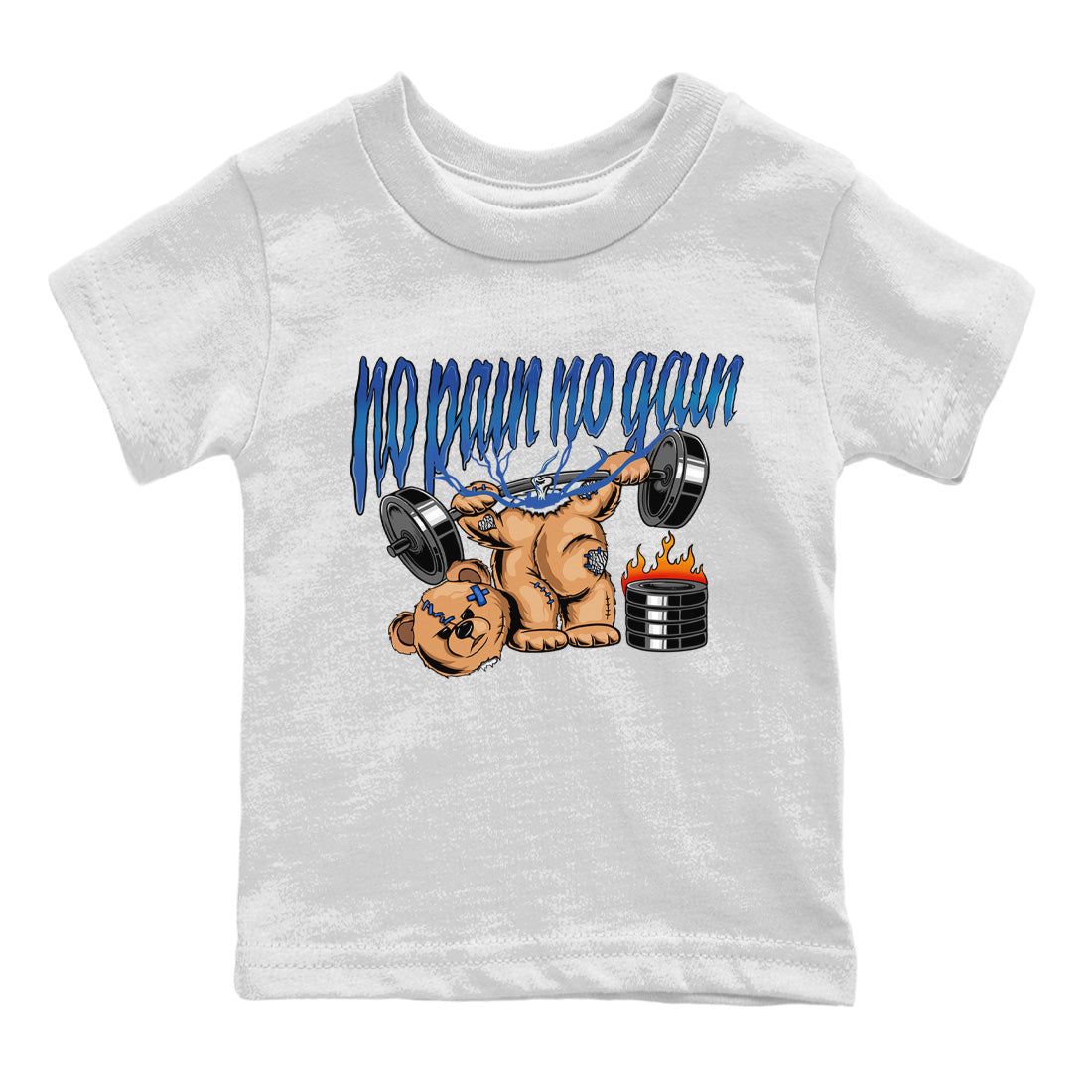 No Pain No Gain Kids Tops - Air Jordan 3 Wizards