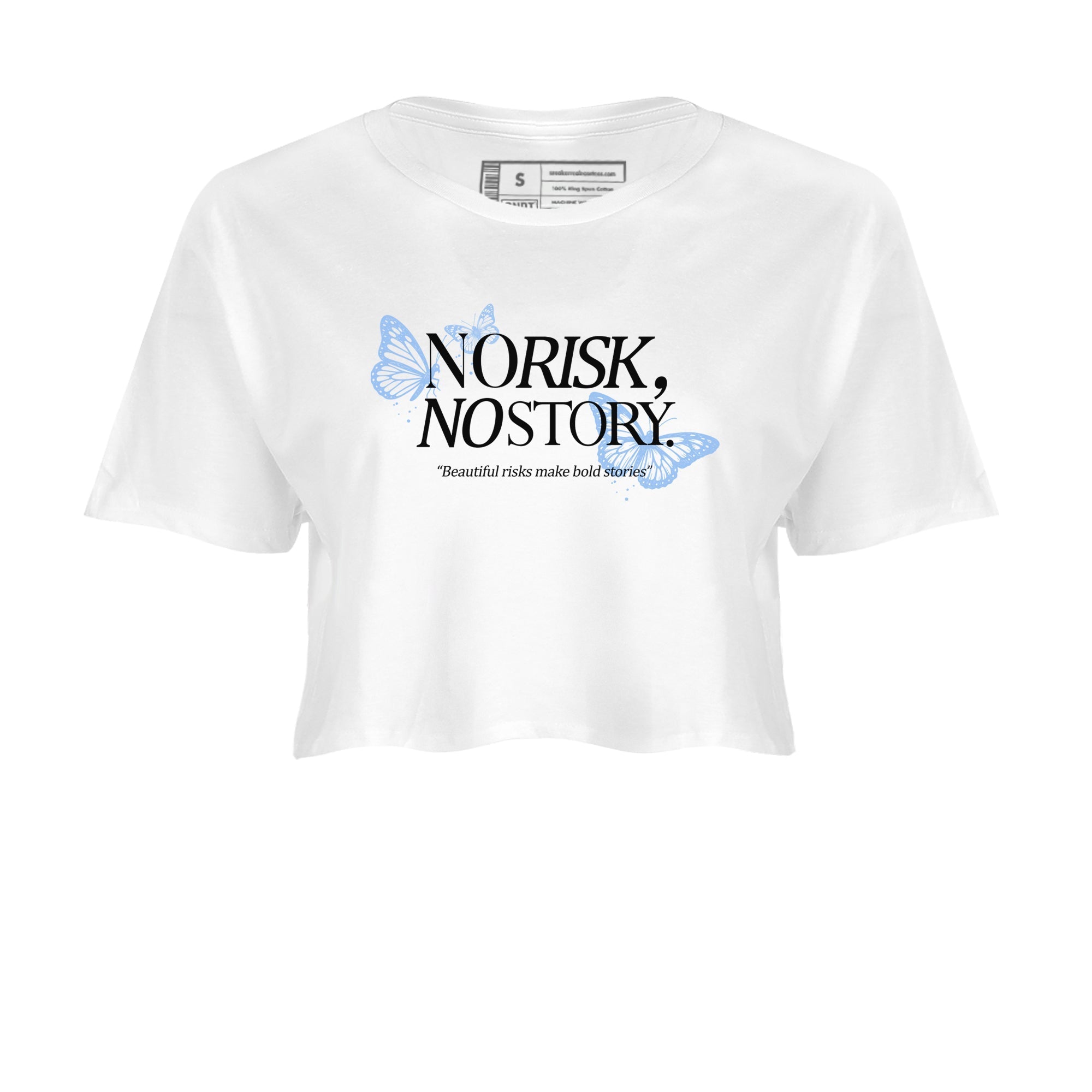 No Risk No Story snkmatch Women's Top - Air Jordan 4 Forget Me Not