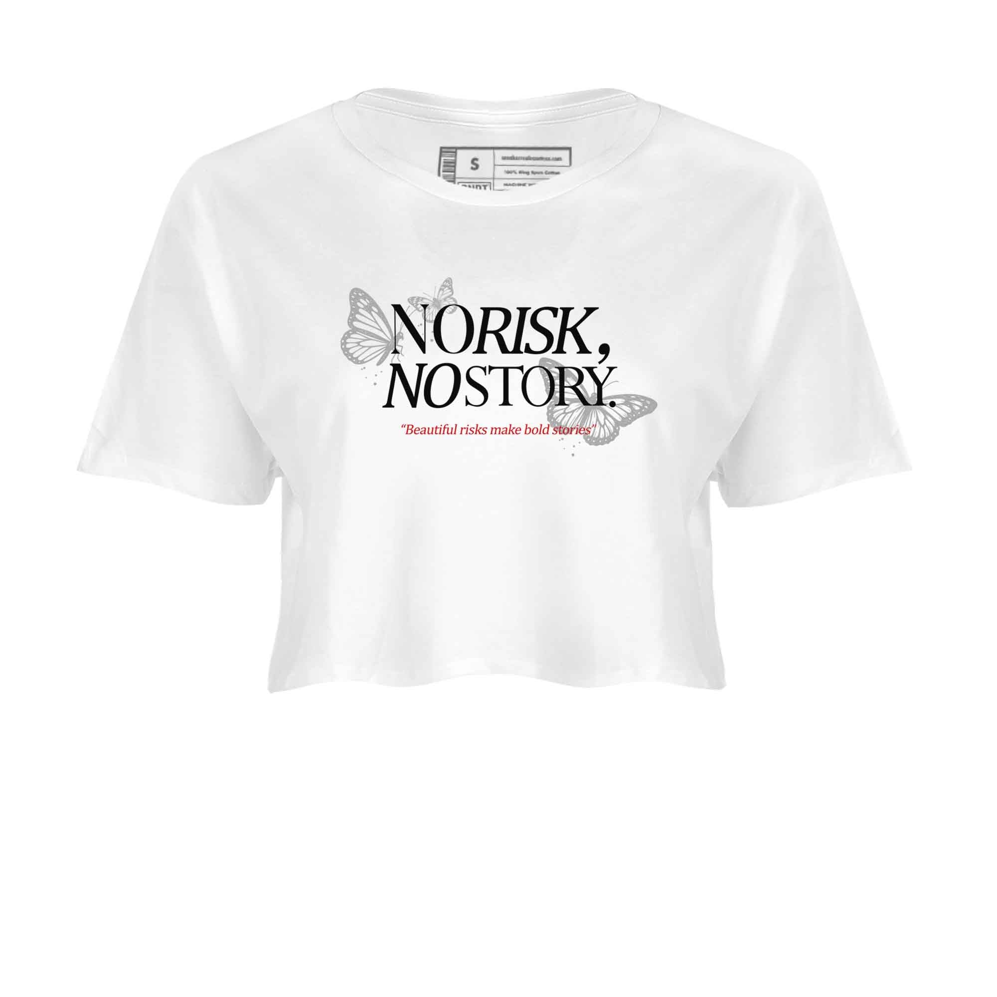 No Risk No Story snkmatch Women's Top - Air Jordan 4 White Cement