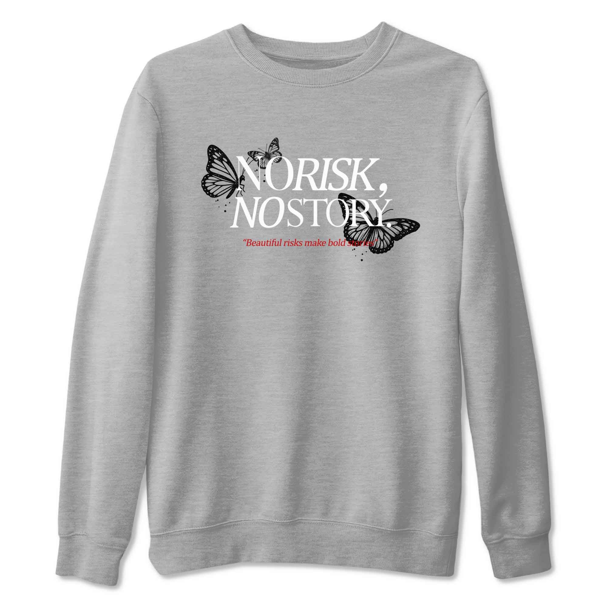 No Risk No Story snkmatch Tees - Air Jordan 4 White Cement