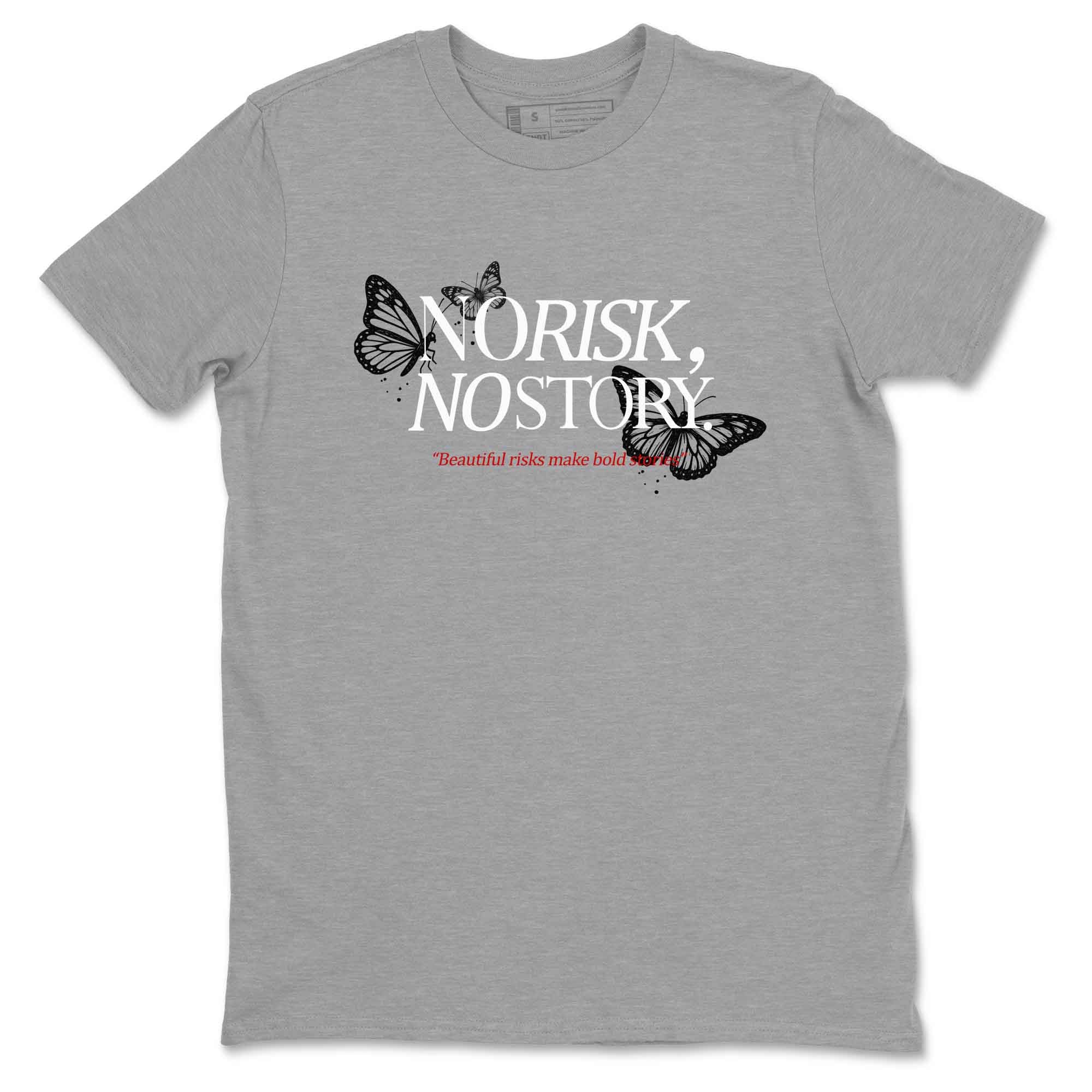 No Risk No Story snkmatch Tees - Air Jordan 4 White Cement