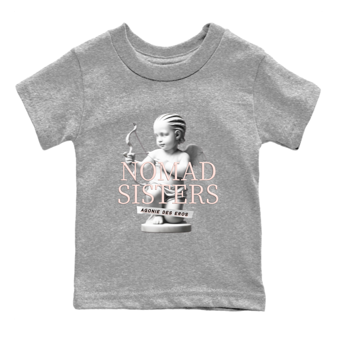 Nomad Sisters snkmatch Tees Kids - Air Jordan 11 Legend Pink