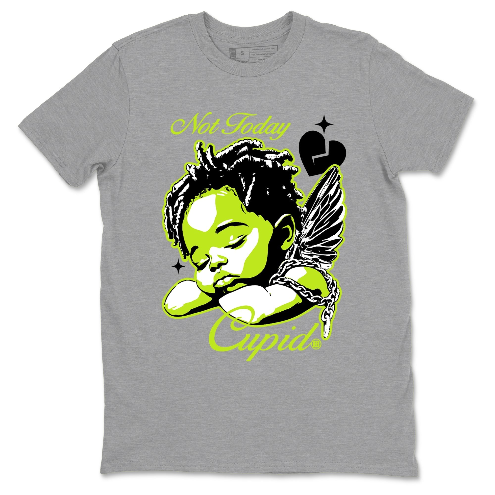 Not Today Cupid snkmatch Tees - Air Foamposite One Black Volt
