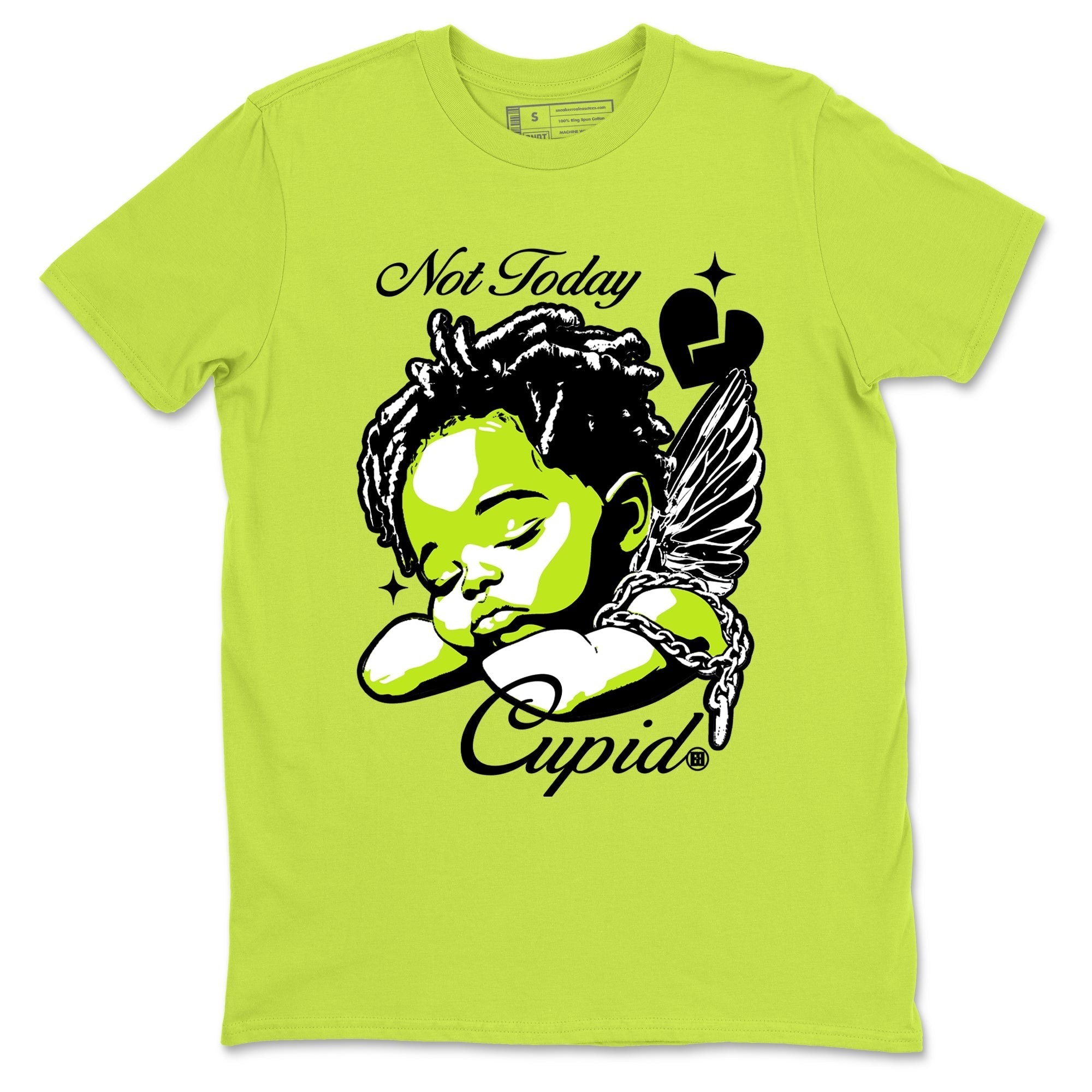 Not Today Cupid snkmatch Tees - Air Foamposite One Black Volt