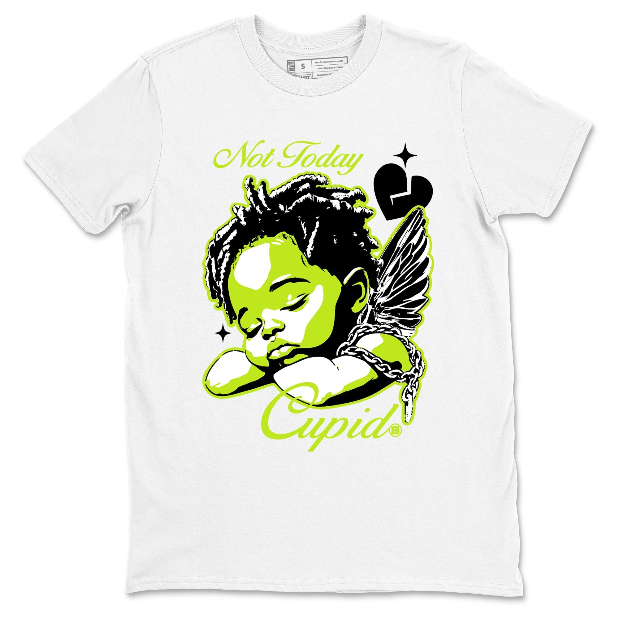 Not Today Cupid snkmatch Tees - Air Foamposite One Black Volt
