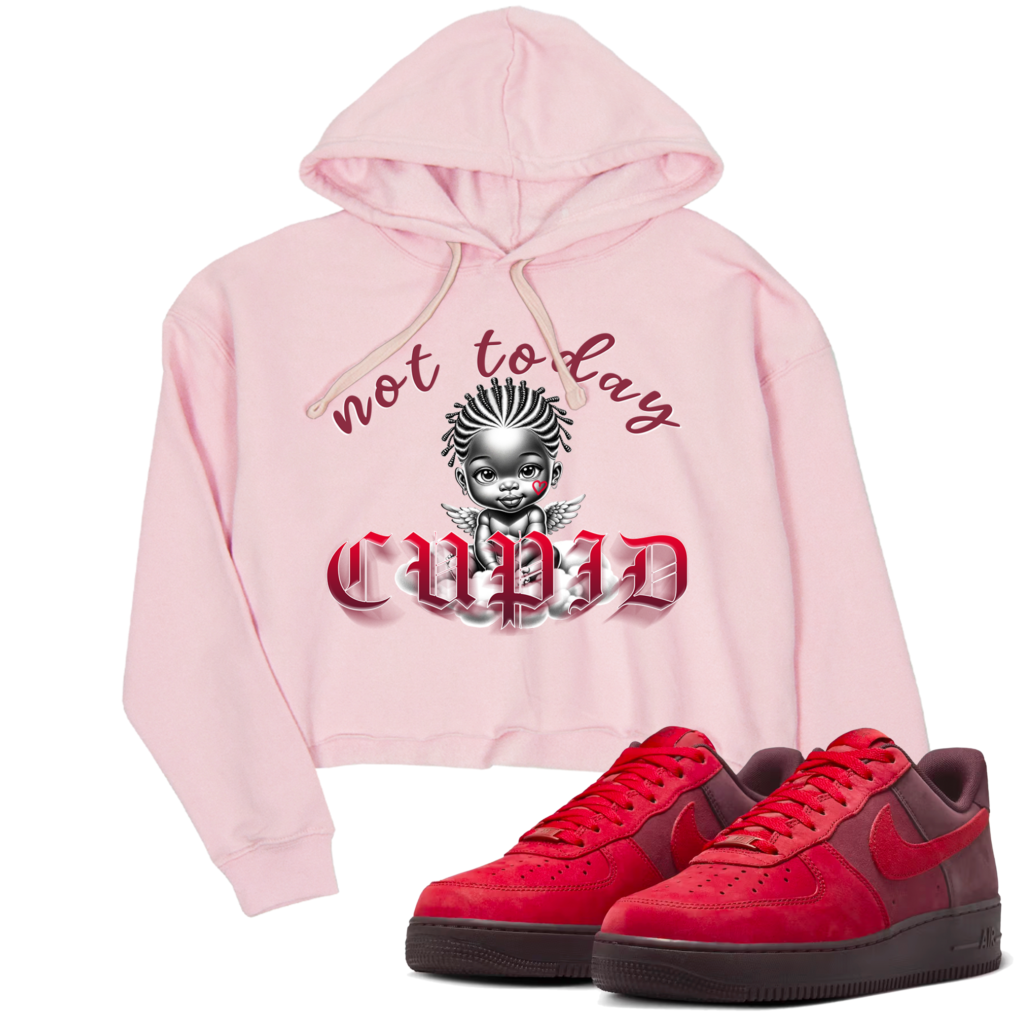 Not Today Cupid snkmatch Women's Top - Air Force 1 Layers Of Love
