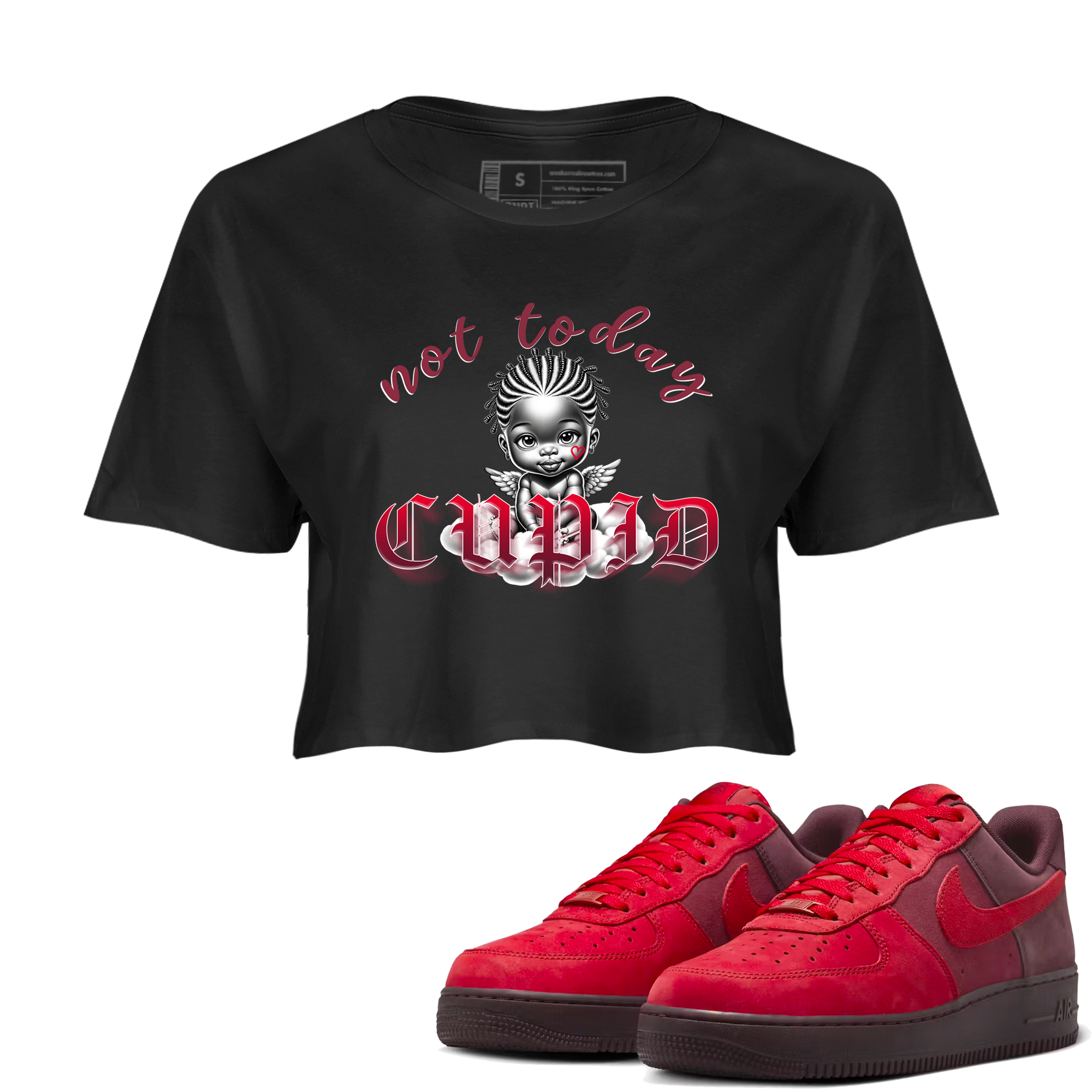 Not Today Cupid snkmatch Women's Top - Air Force 1 Layers Of Love