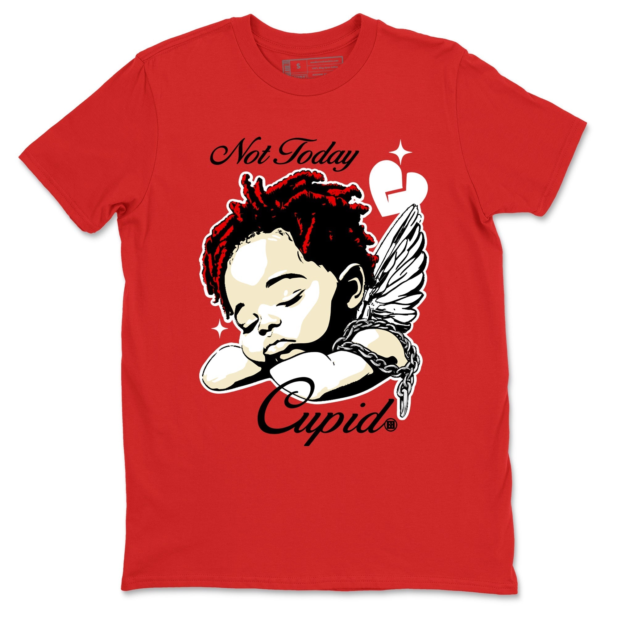 Not Today Cupid snkmatch Tees - Air Jordan 1 Black Toe Reimagined