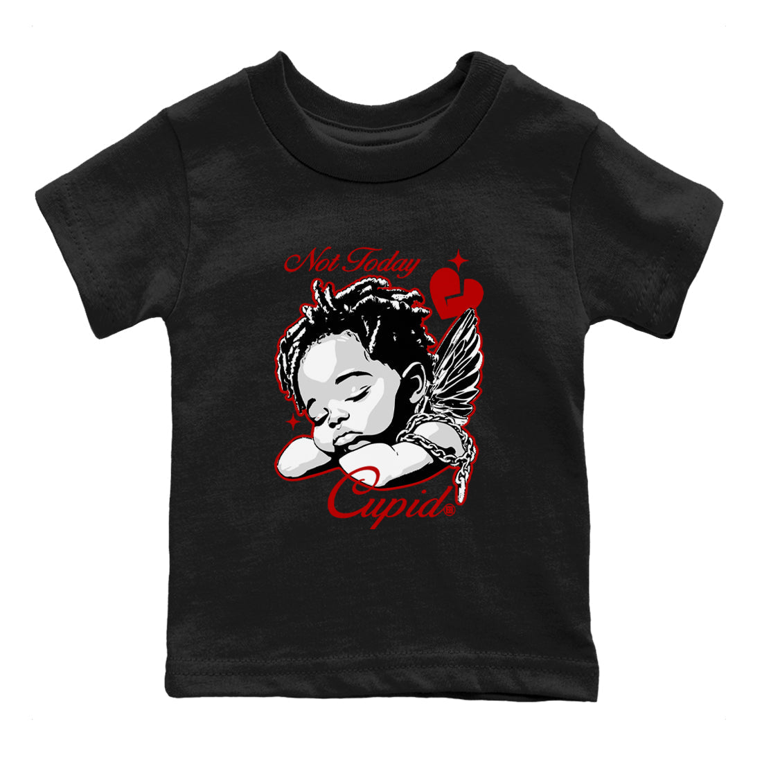 Not Today Cupid snkmatch Tees Kids - Air Jordan 11 Bred
