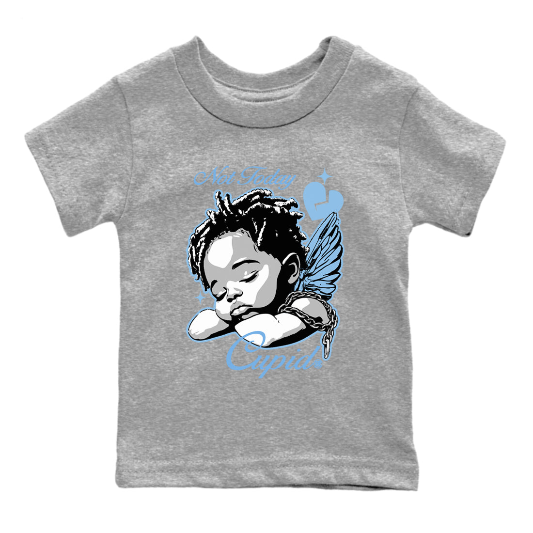 Not Today Cupid snkmatch Tees Kids - Air Jordan 11 Legend Blue