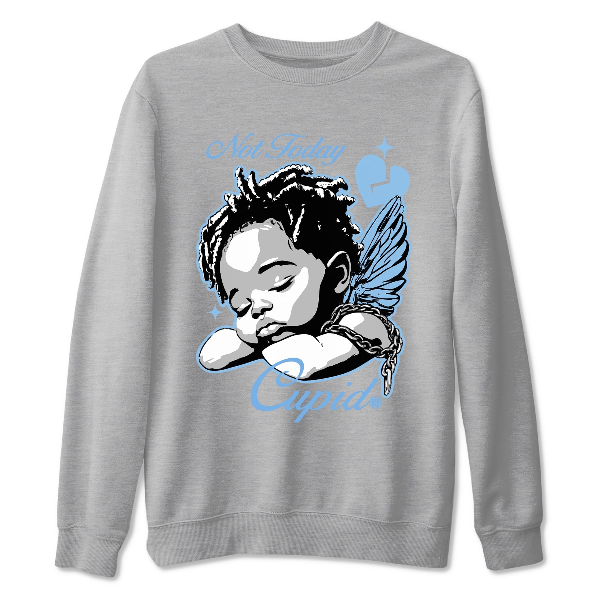 Not Today Cupid snkmatch Tees - Air Jordan 11 Legend Blue