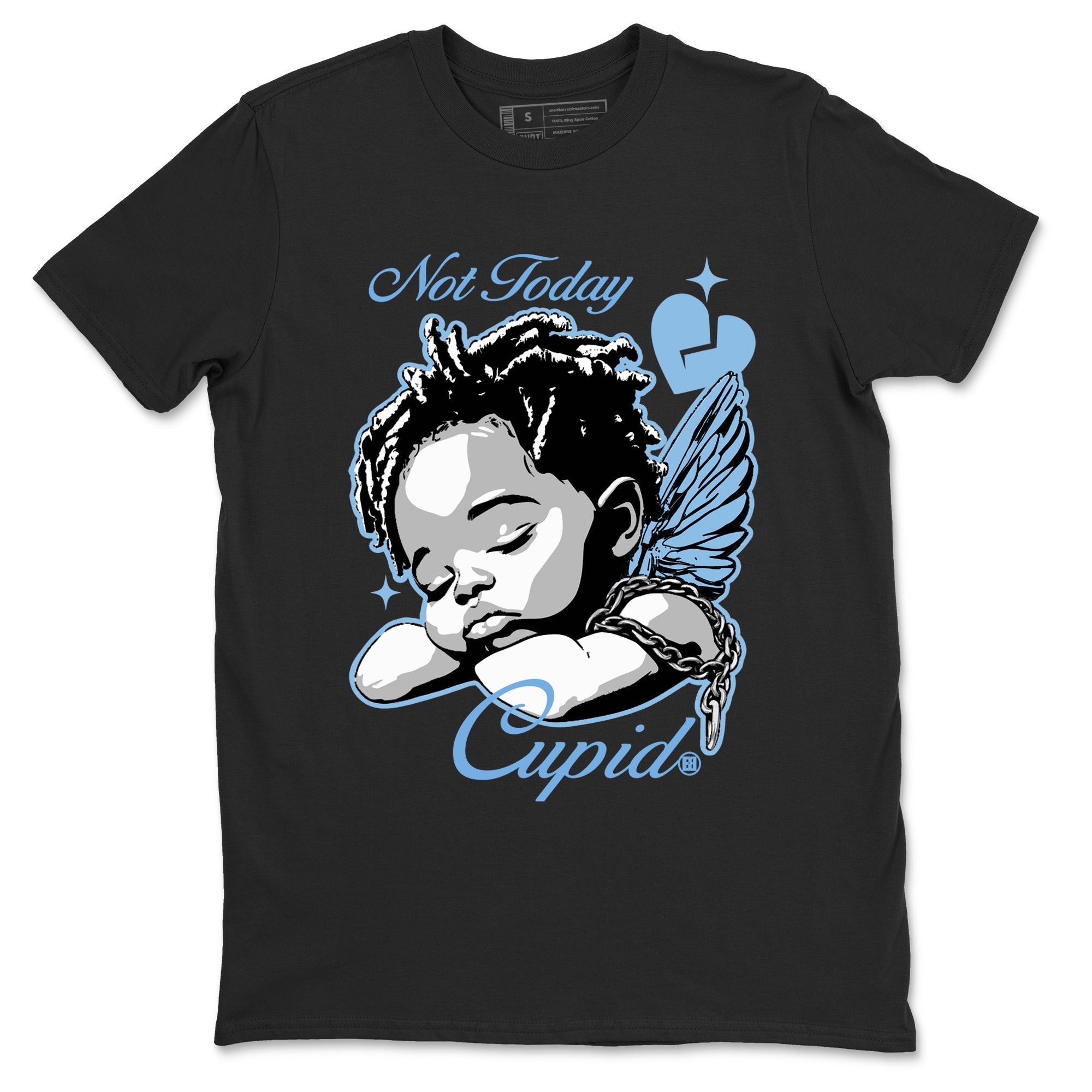 Not Today Cupid snkmatch Tees - Air Jordan 11 Legend Blue