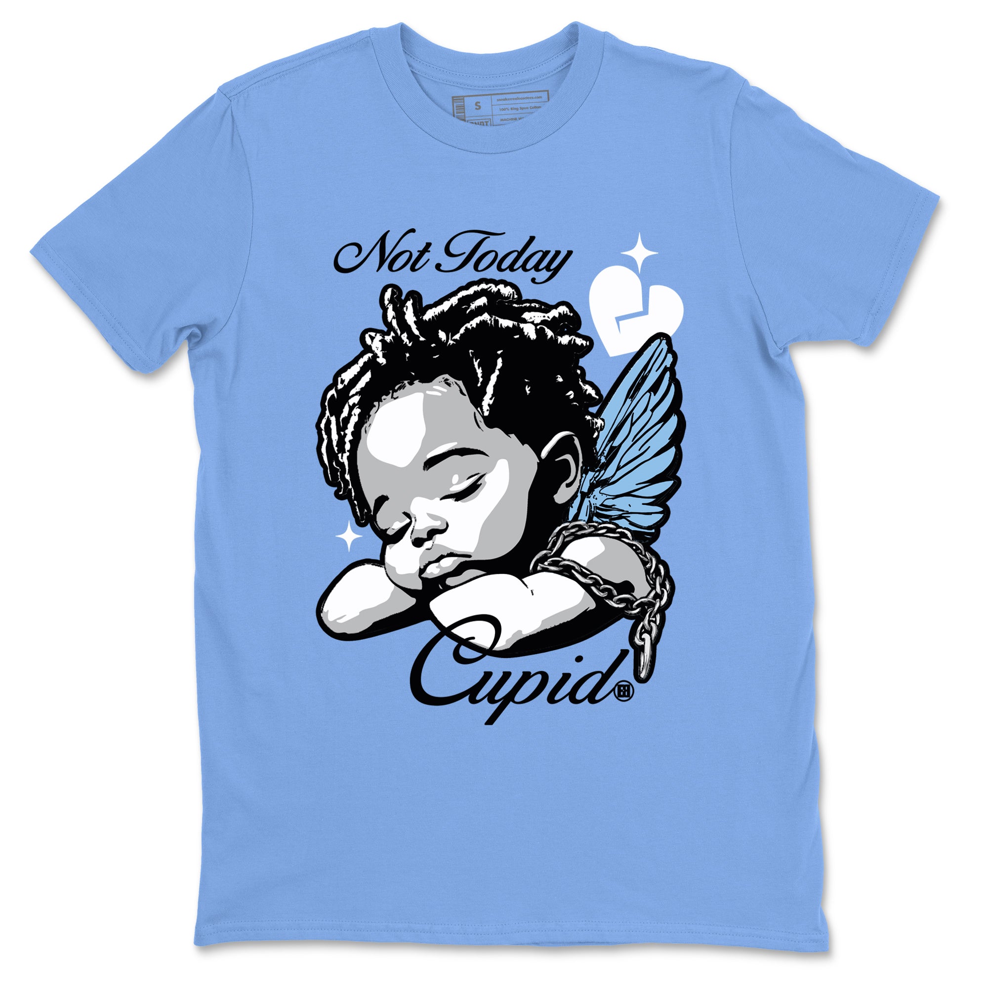Not Today Cupid snkmatch Tees - Air Jordan 11 Legend Blue