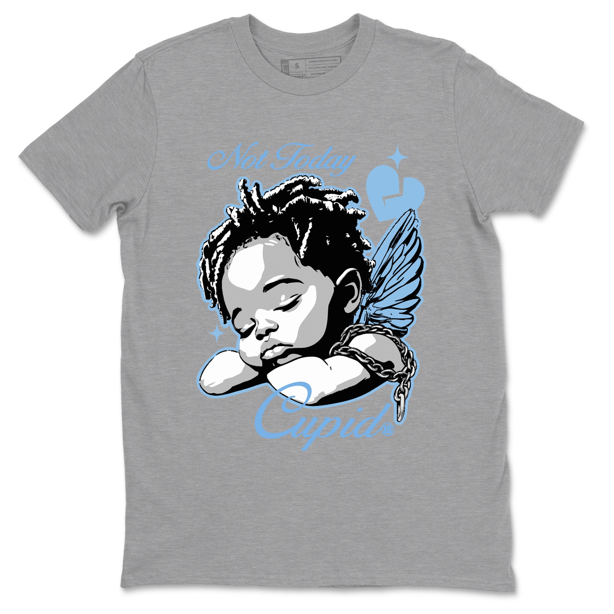Not Today Cupid snkmatch Tees - Air Jordan 11 Legend Blue