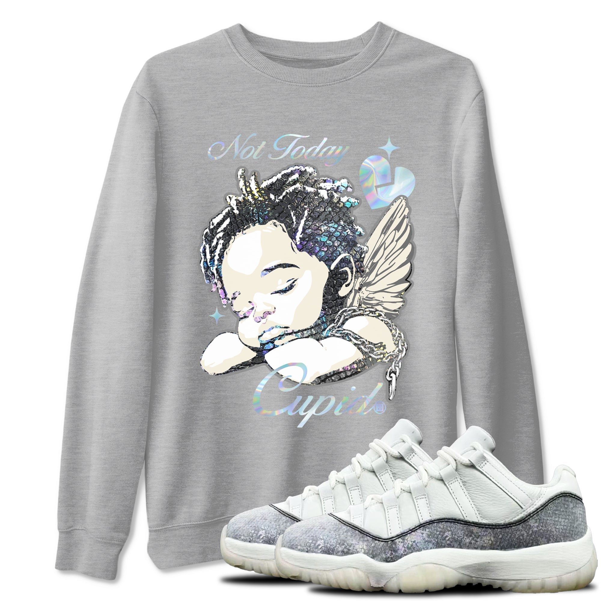 Not Today Cupid snkmatch Tees - Air Jordan 11 Year Of The Snake