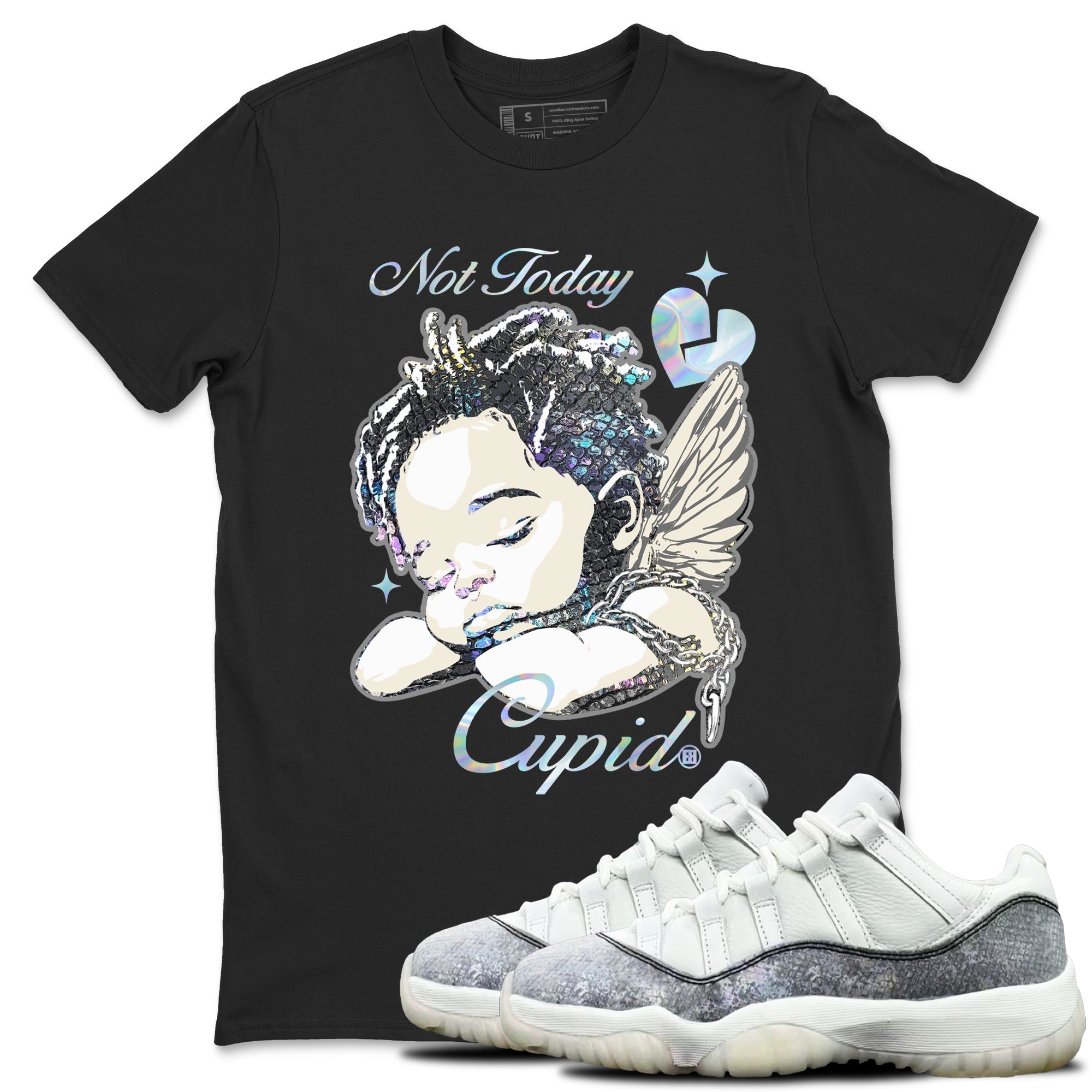 Not Today Cupid snkmatch Tees - Air Jordan 11 Year Of The Snake