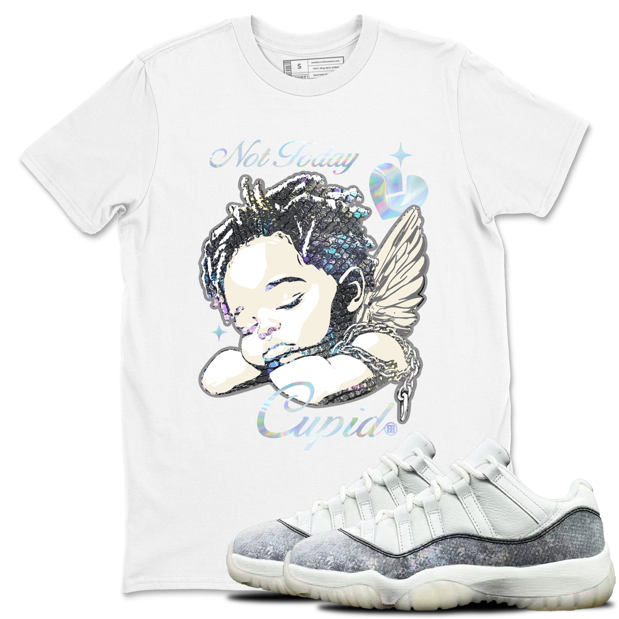 Not Today Cupid snkmatch Tees - Air Jordan 11 Year Of The Snake