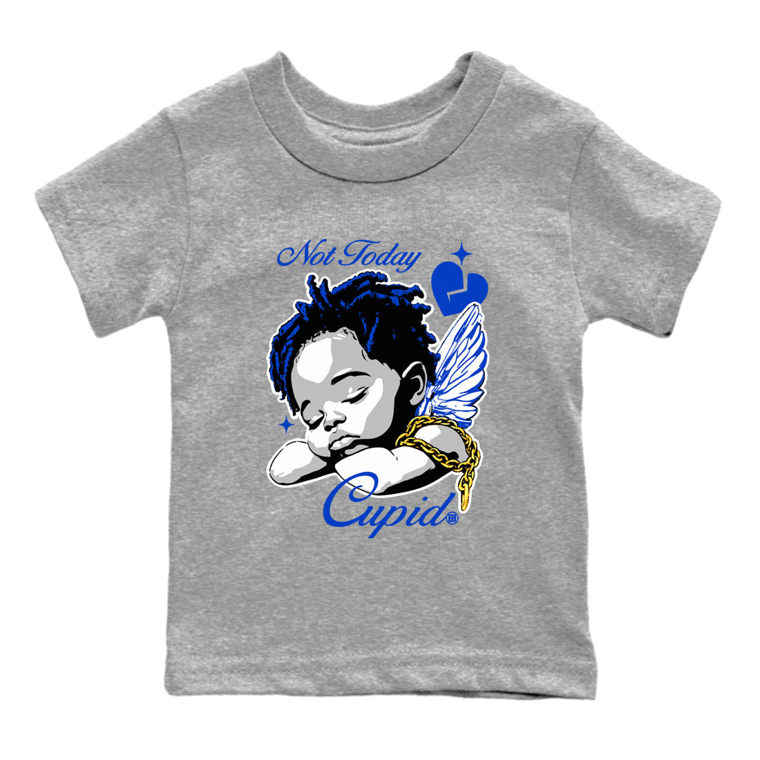Not Today Cupid snkmatch Tees Kids - Air Jordan 12 Blueberry