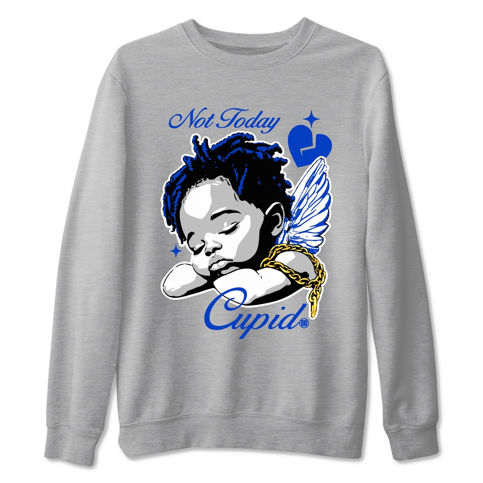 Not Today Cupid snkmatch Tees - Air Jordan 12 Blueberry