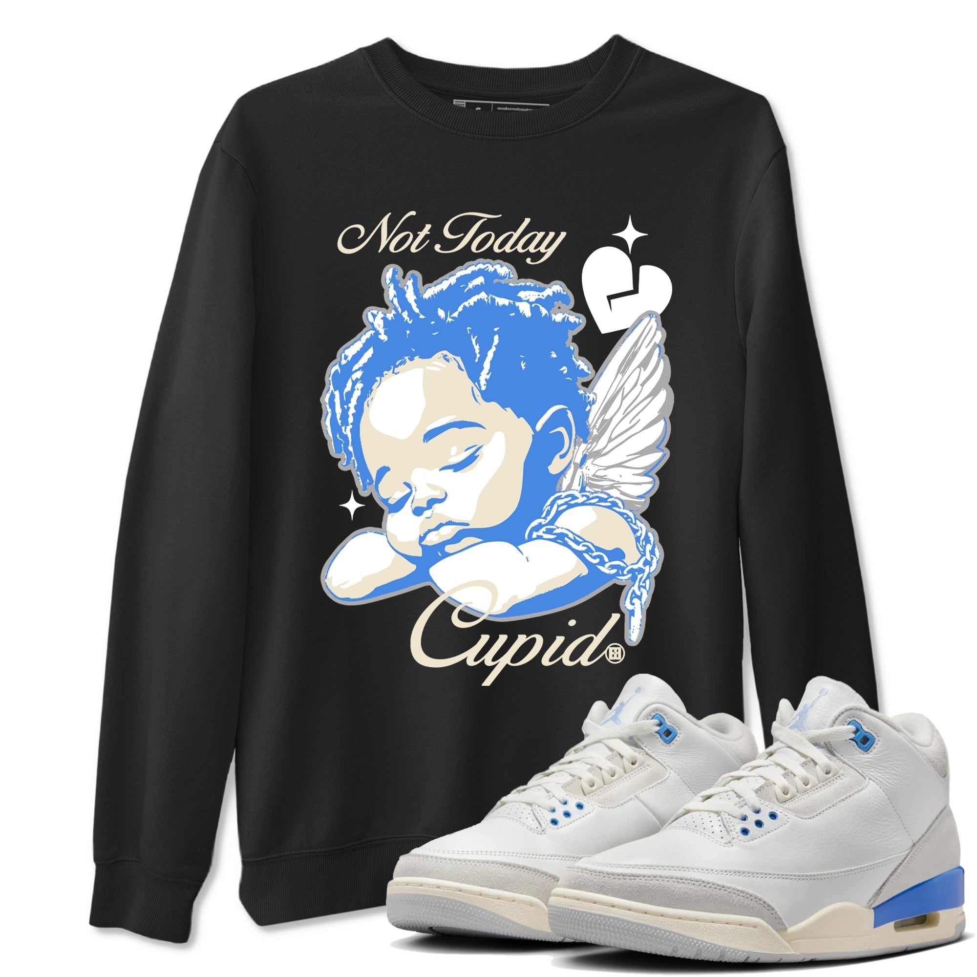 Not Today Cupid snkmatch Tees - Air Jordan 3 Lucky Shorts